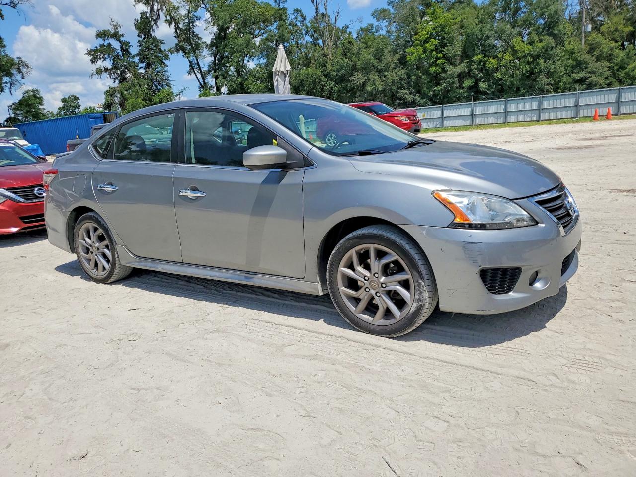 2014 Nissan Sentra Sr Silver vin: 3N1AB7AP4EY288382