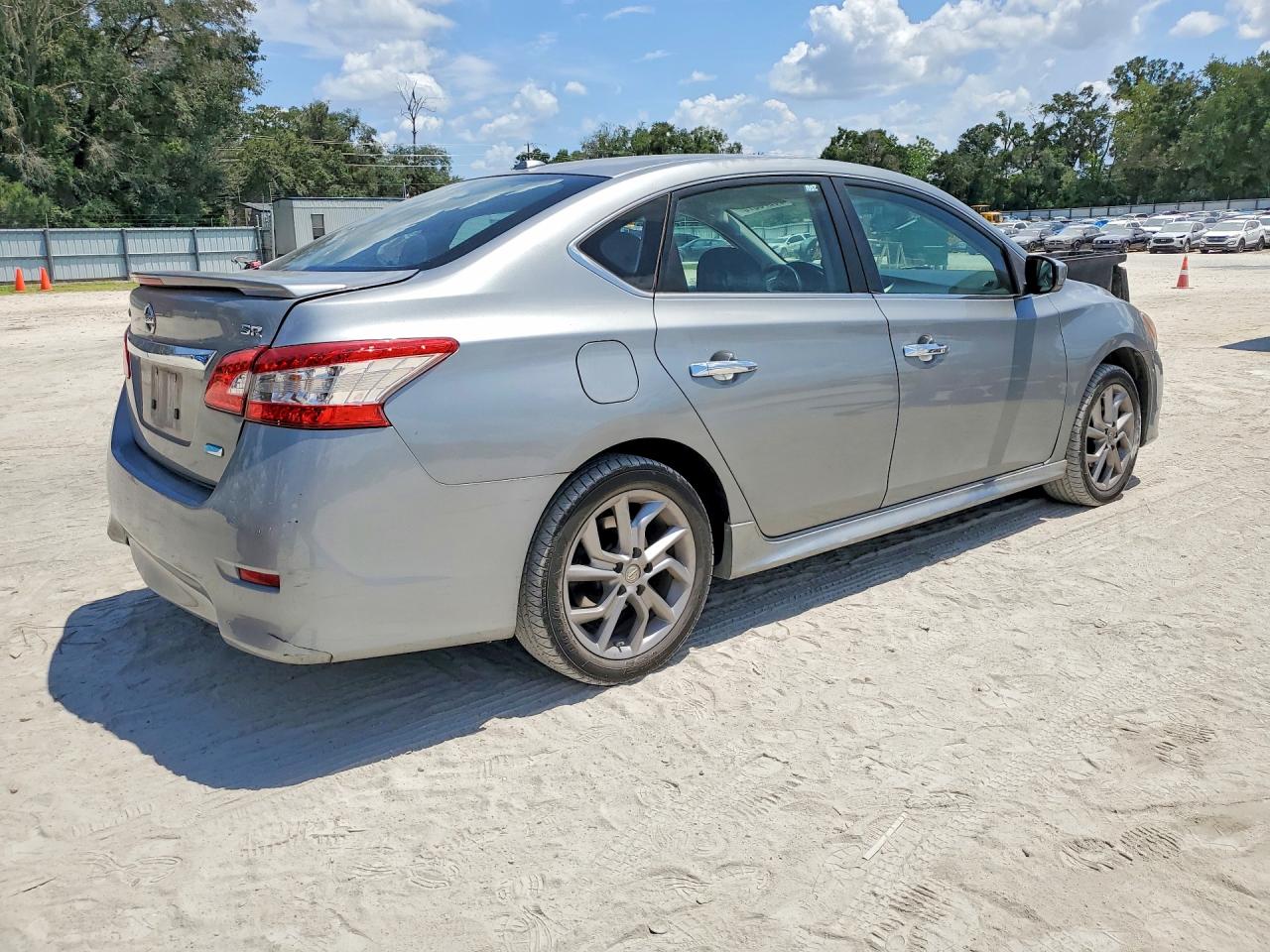 2014 Nissan Sentra Sr Silver vin: 3N1AB7AP4EY288382