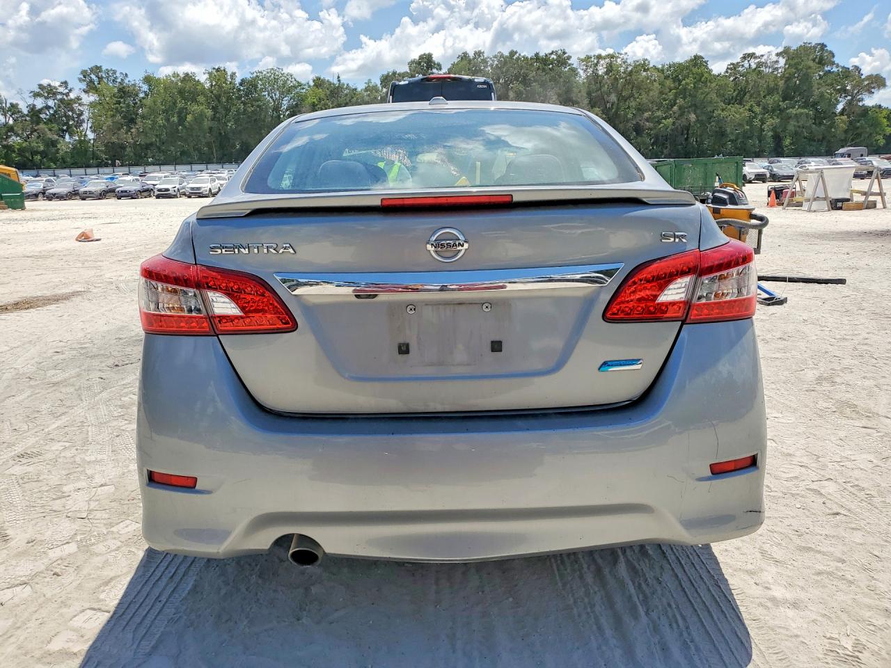 2014 Nissan Sentra Sr Silver vin: 3N1AB7AP4EY288382
