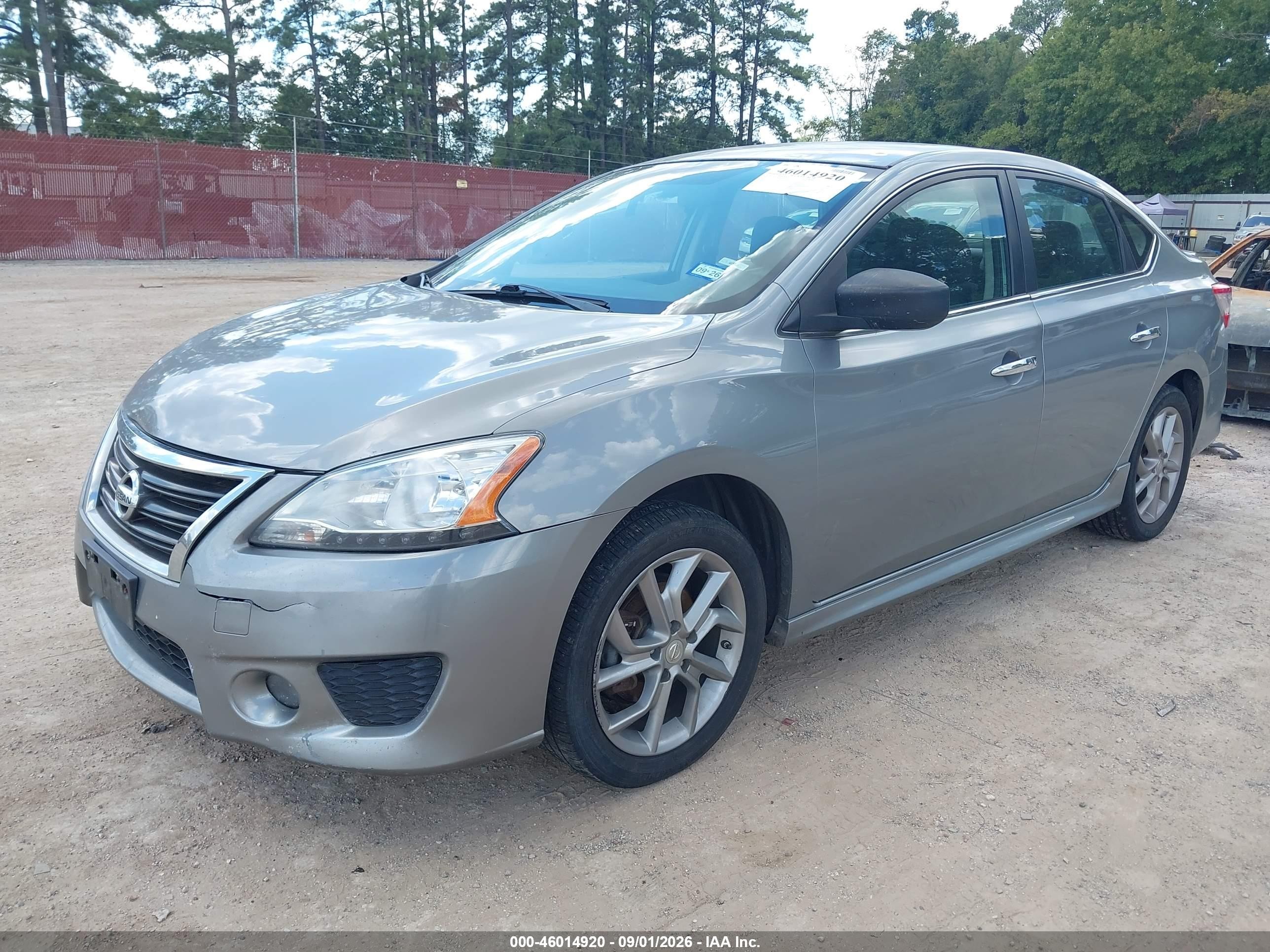 2014 Nissan Sentra Sr Silver vin: 3N1AB7AP4EY292805