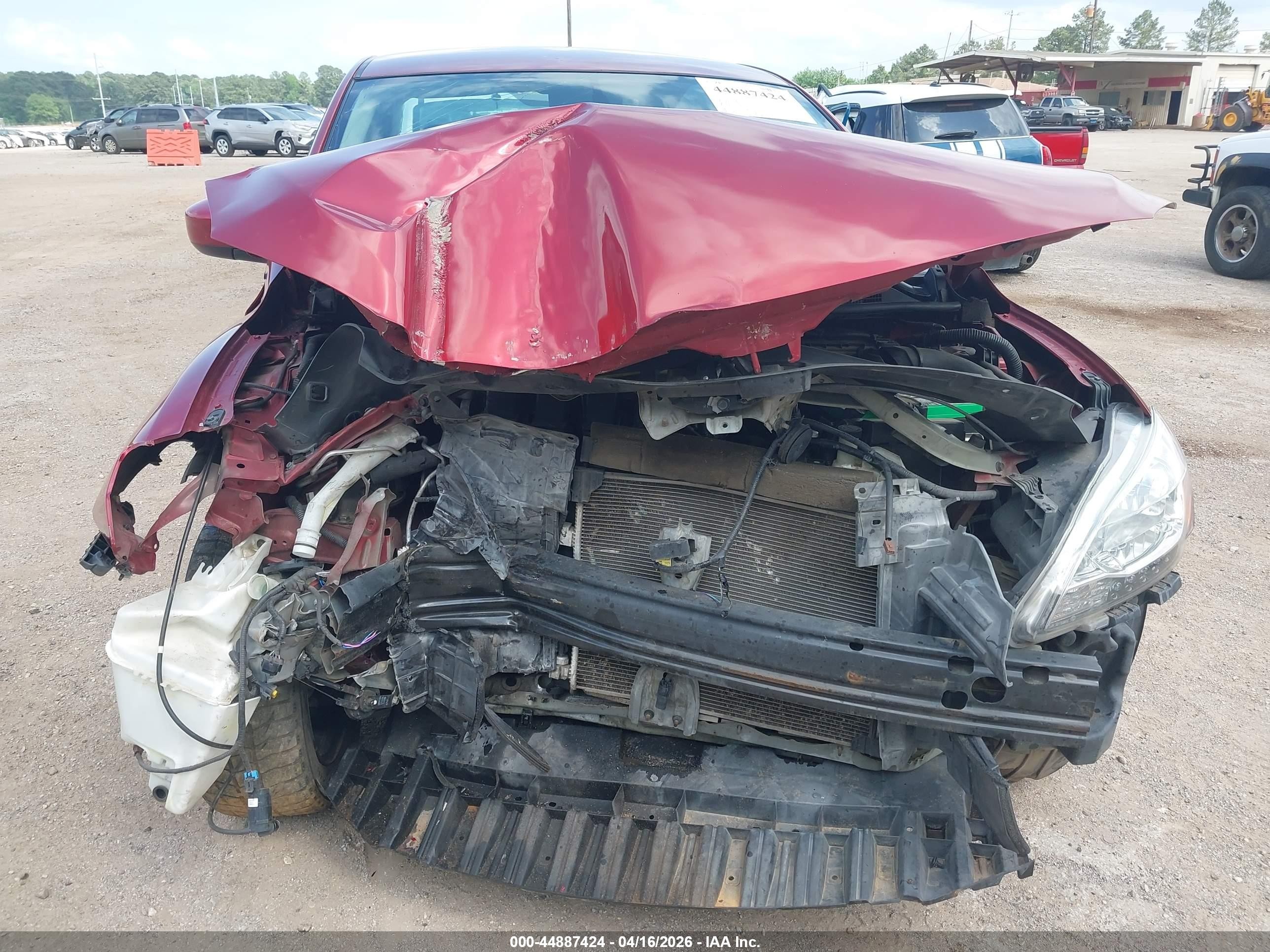 2014 Nissan Sentra Sv Red vin: 3N1AB7AP4EY296093