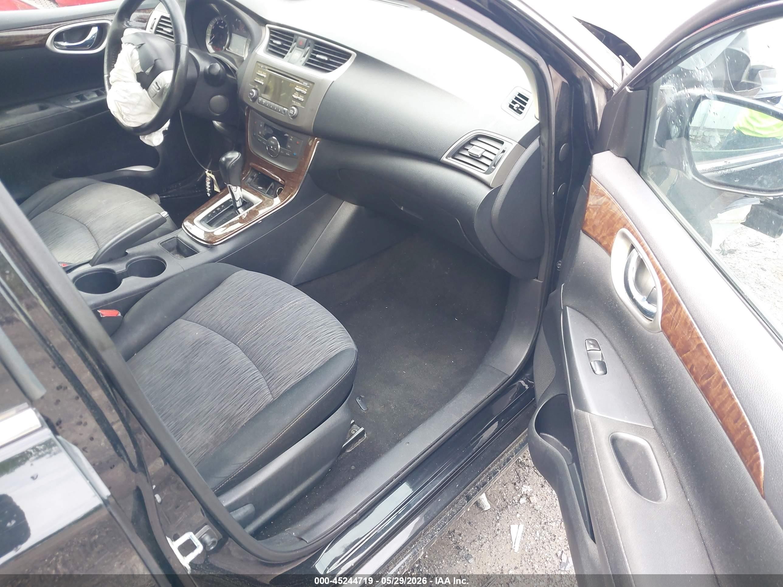 2014 Nissan Sentra Sl Black vin: 3N1AB7AP4EY297079