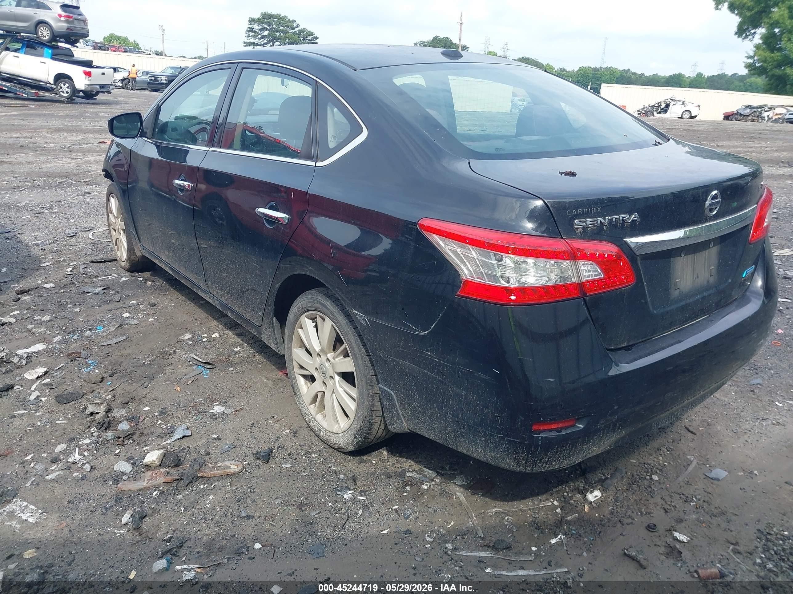 2014 Nissan Sentra Sl Black vin: 3N1AB7AP4EY297079