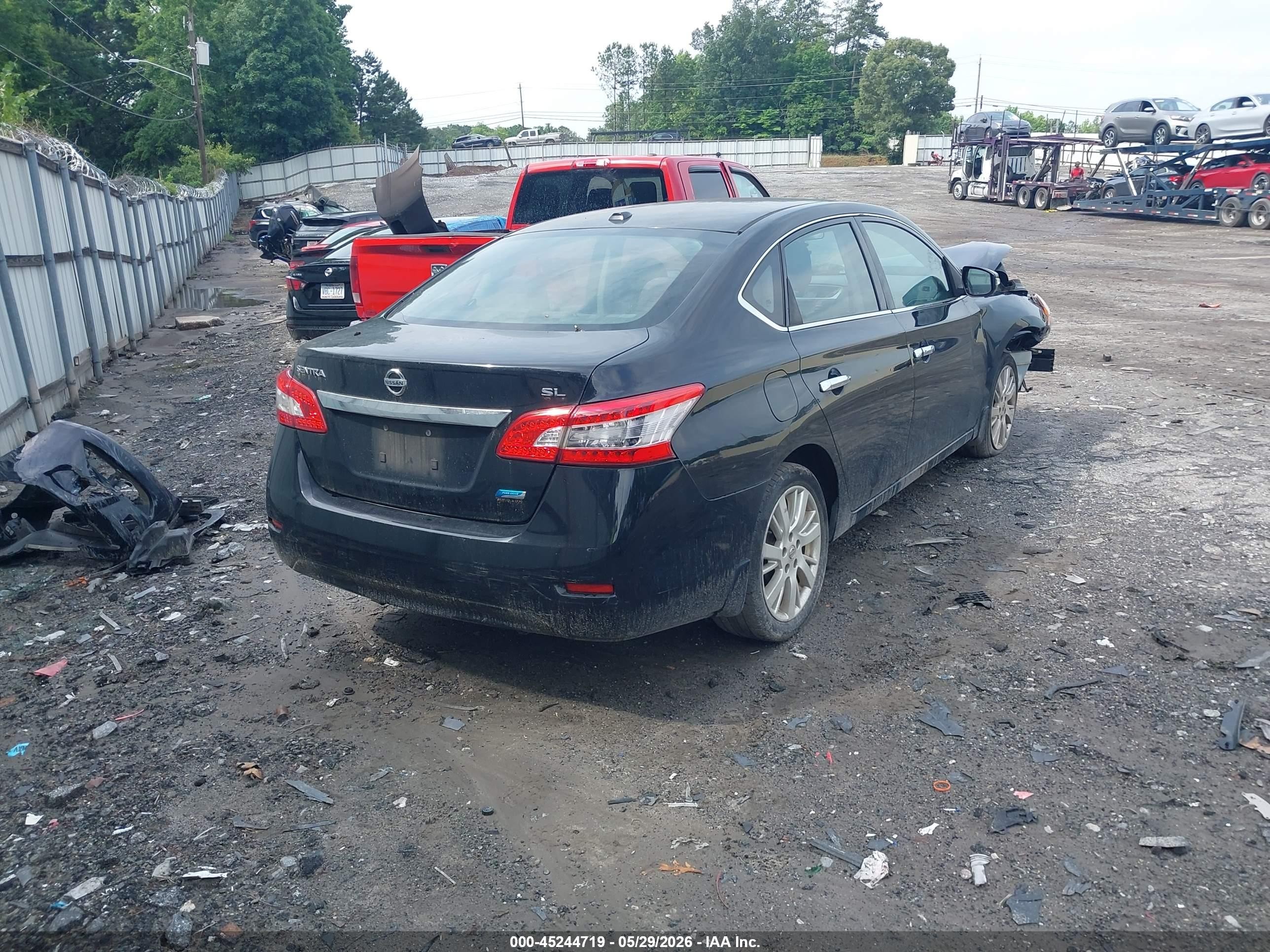 2014 Nissan Sentra Sl Black vin: 3N1AB7AP4EY297079