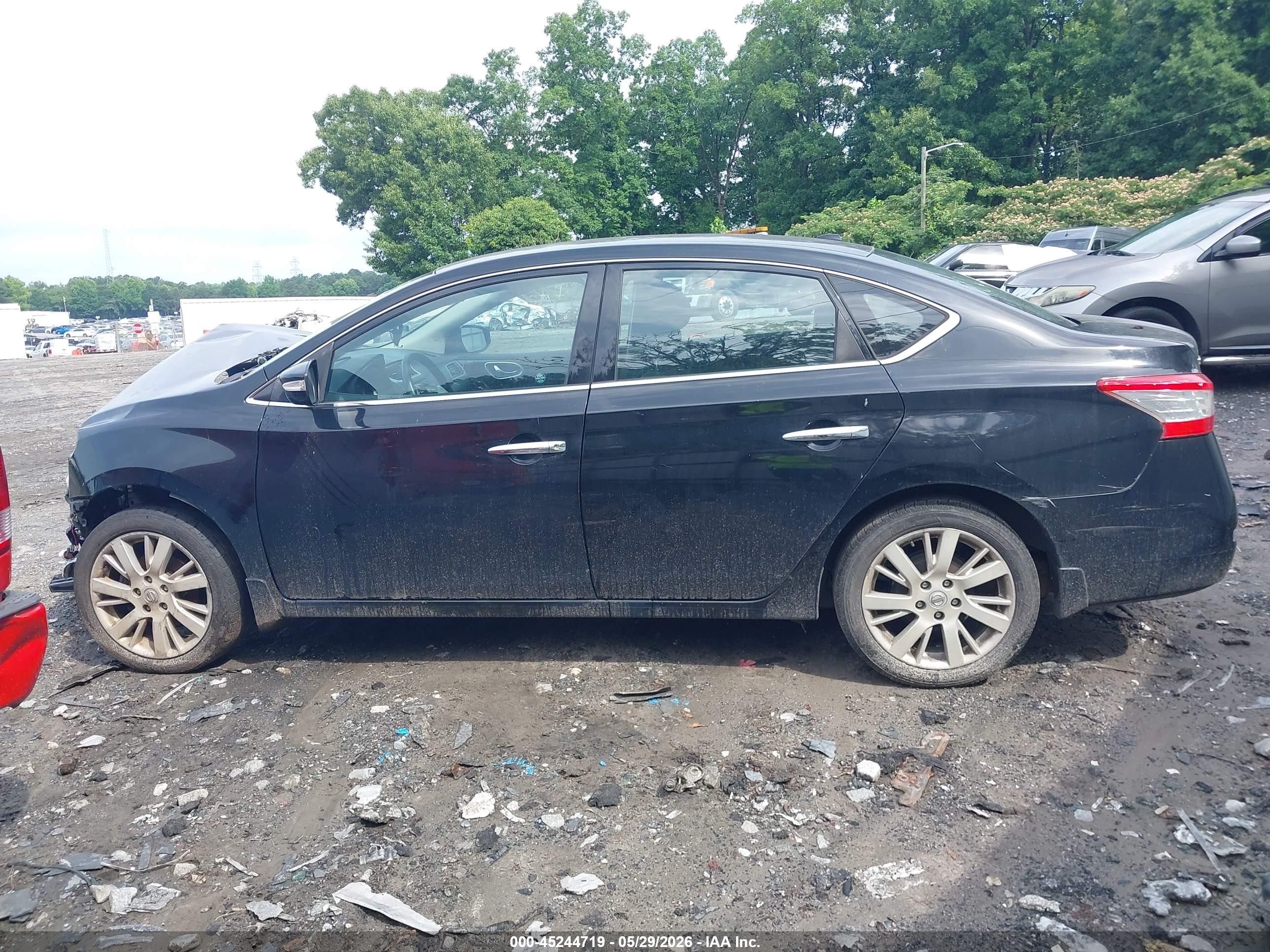 2014 Nissan Sentra Sl Black vin: 3N1AB7AP4EY297079