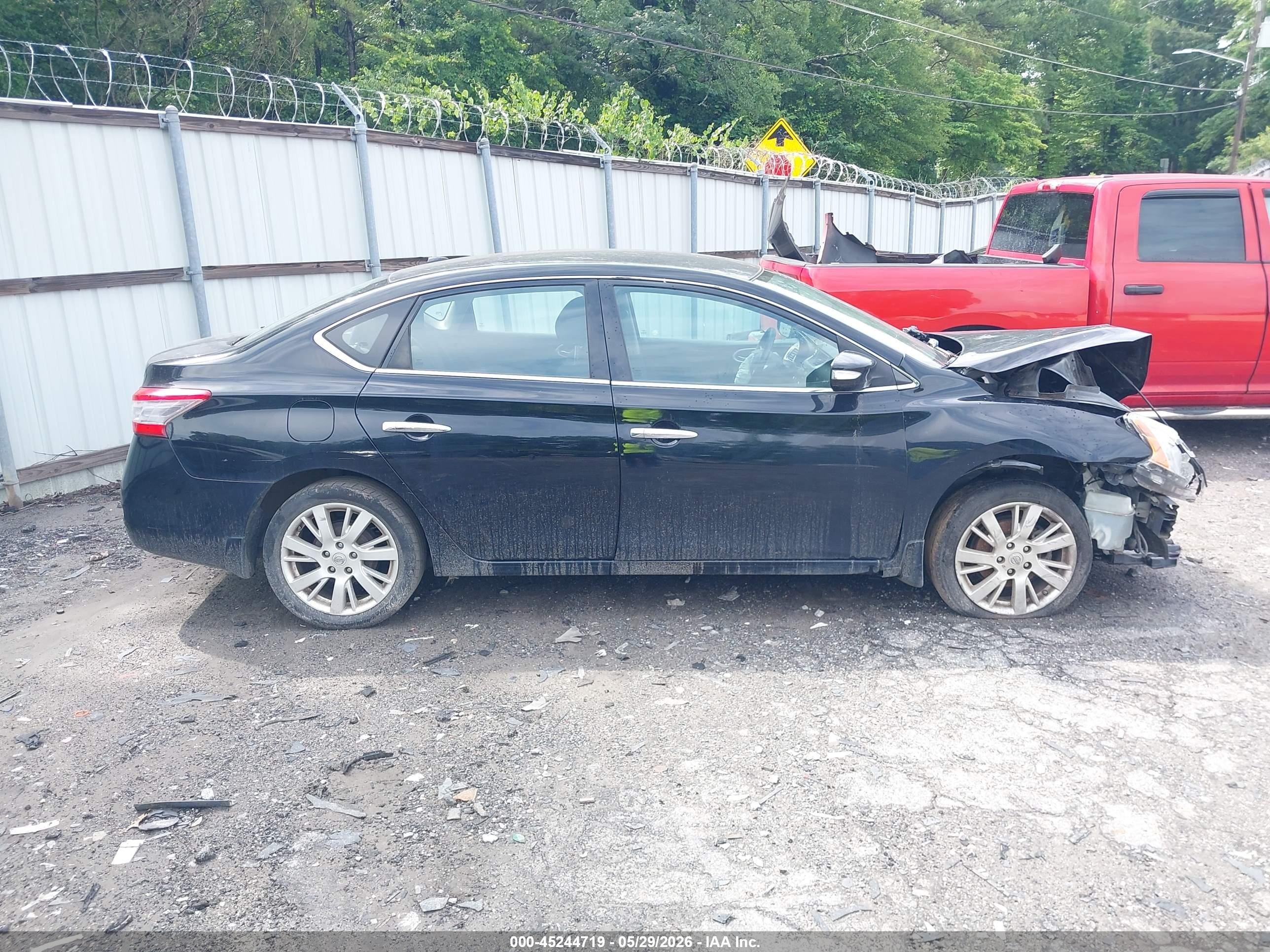 2014 Nissan Sentra Sl Black vin: 3N1AB7AP4EY297079