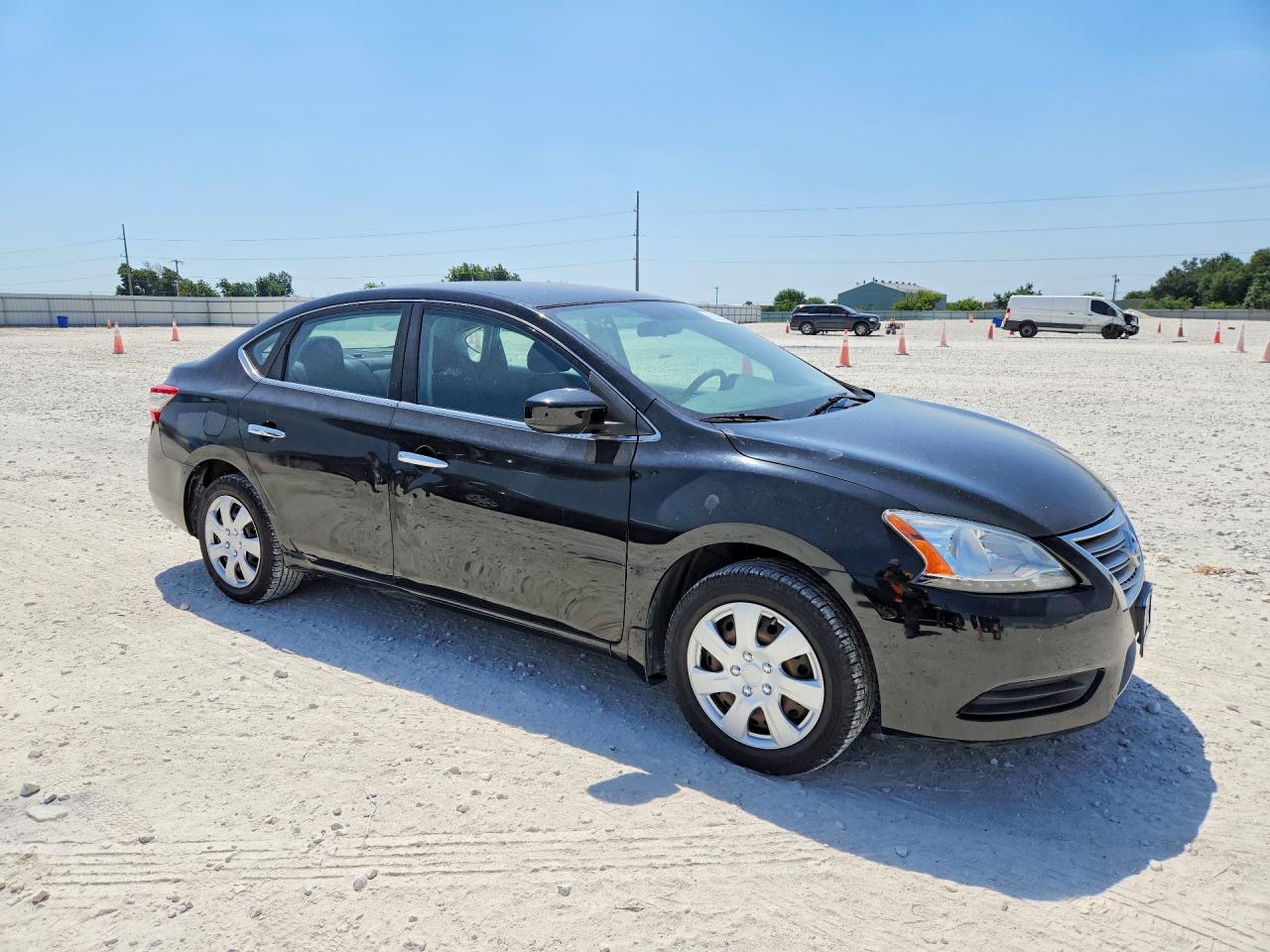 2014 Nissan Sentra Sv Black vin: 3N1AB7AP4EY300045