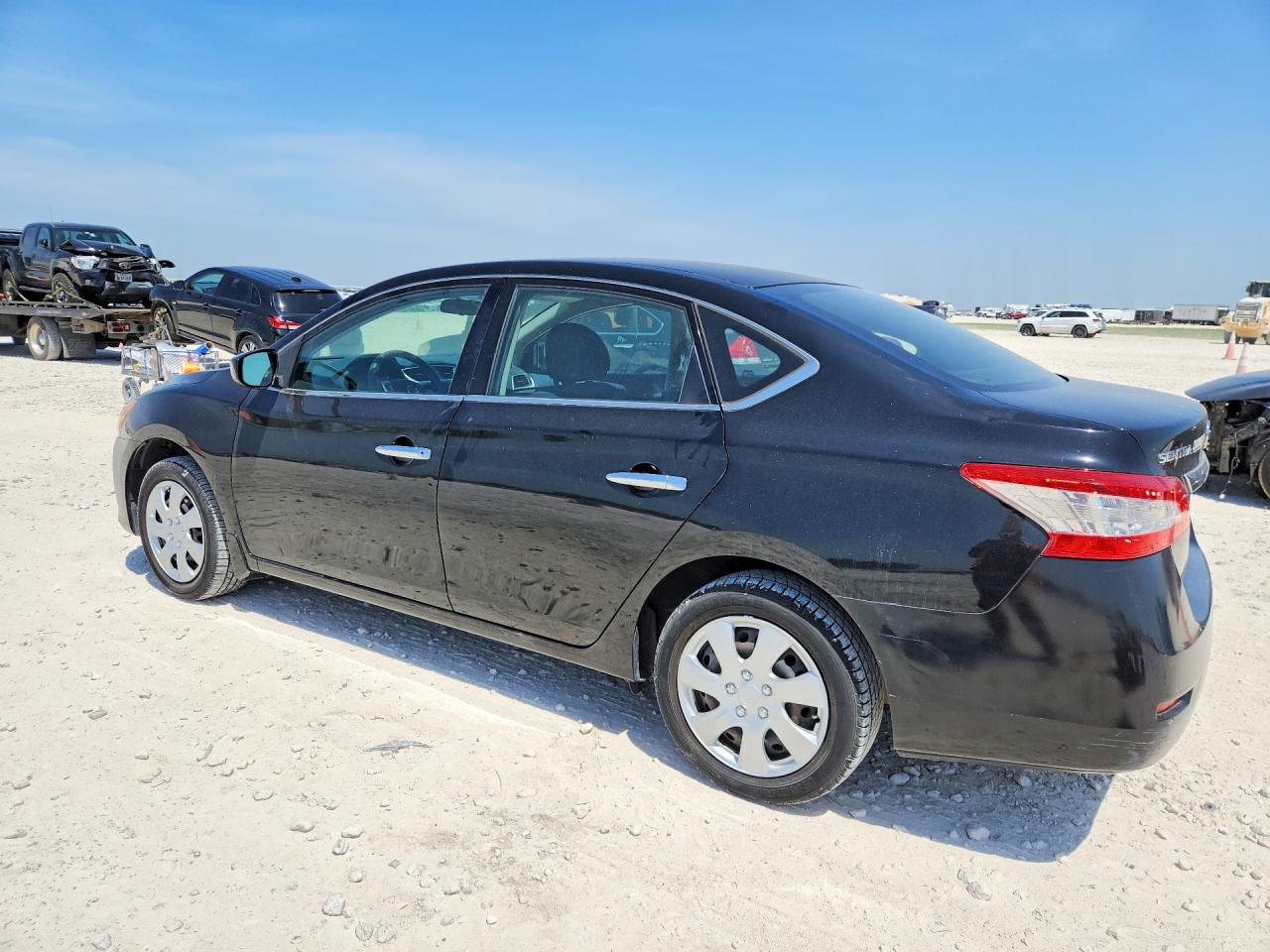2014 Nissan Sentra Sv Black vin: 3N1AB7AP4EY300045