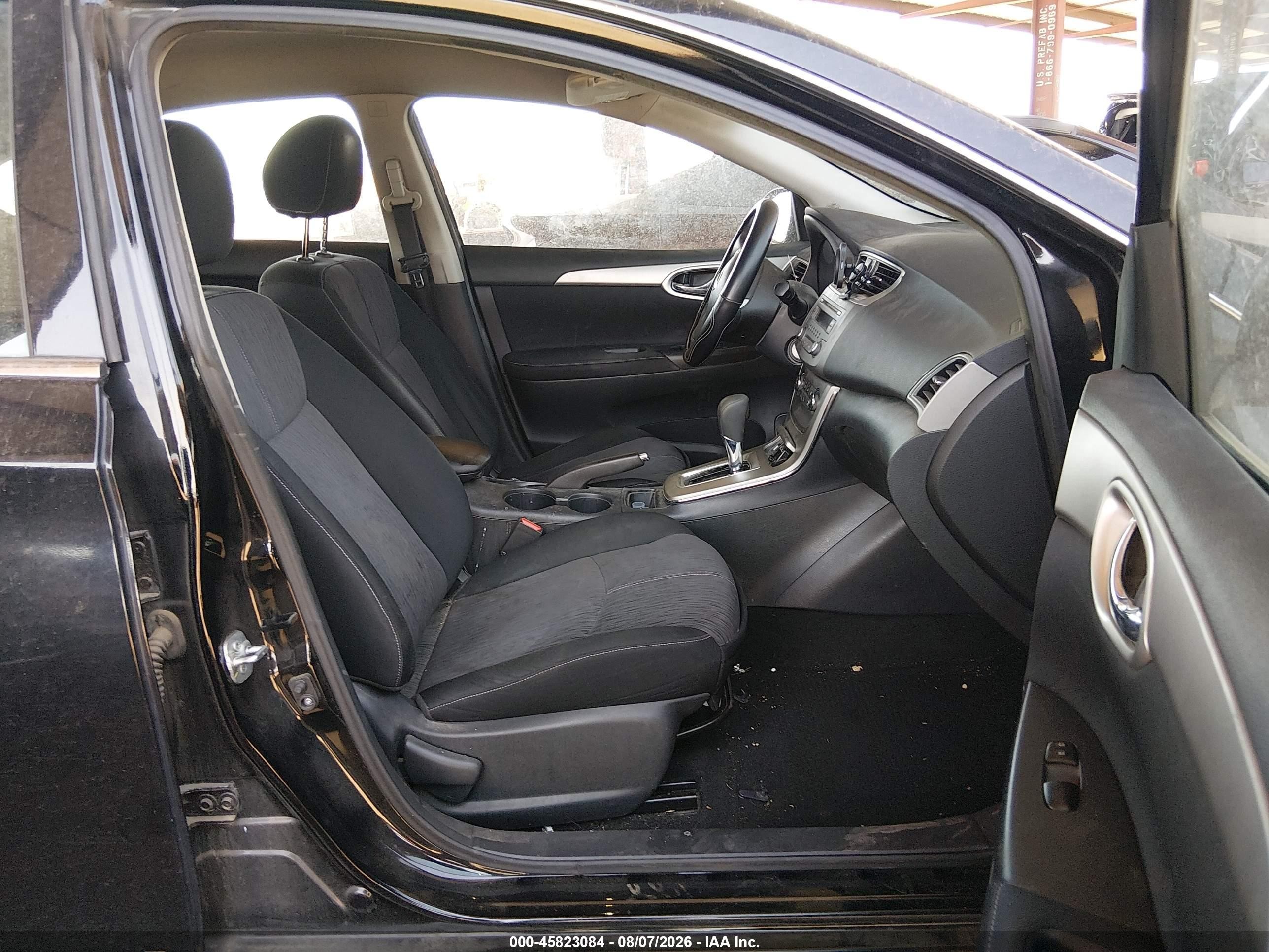 2014 Nissan Sentra Sv Black vin: 3N1AB7AP4EY303091