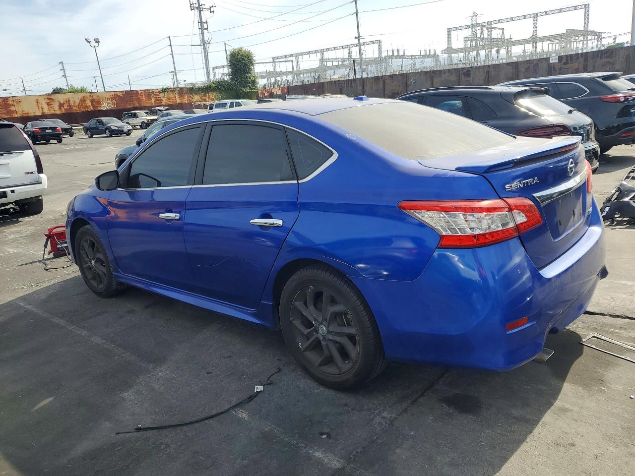 2014 Nissan Sentra Sr Blue vin: 3N1AB7AP4EY306184