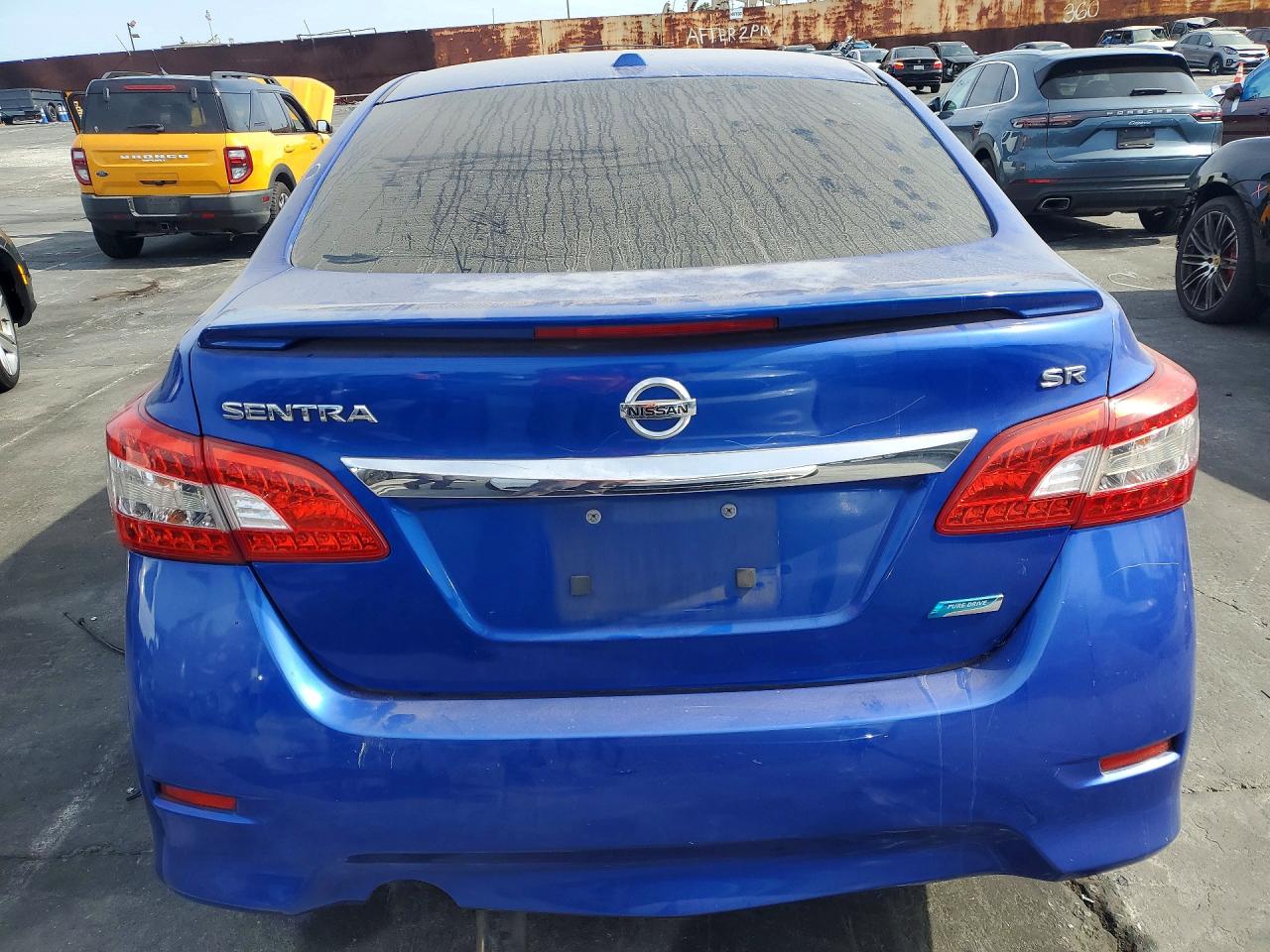 2014 Nissan Sentra Sr Blue vin: 3N1AB7AP4EY306184