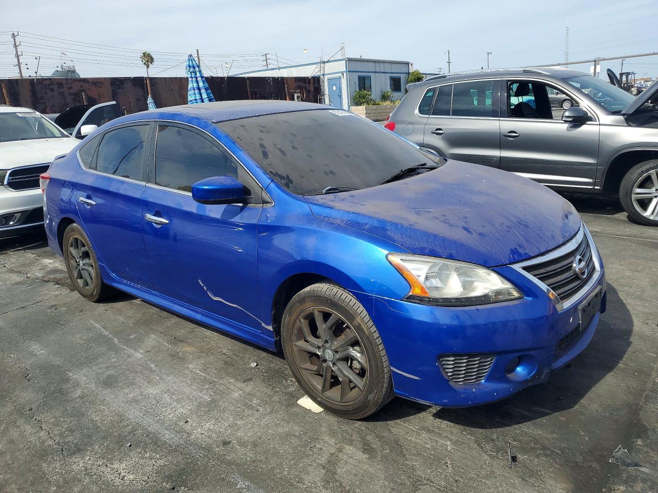 2014 Nissan Sentra Sr Blue vin: 3N1AB7AP4EY306184