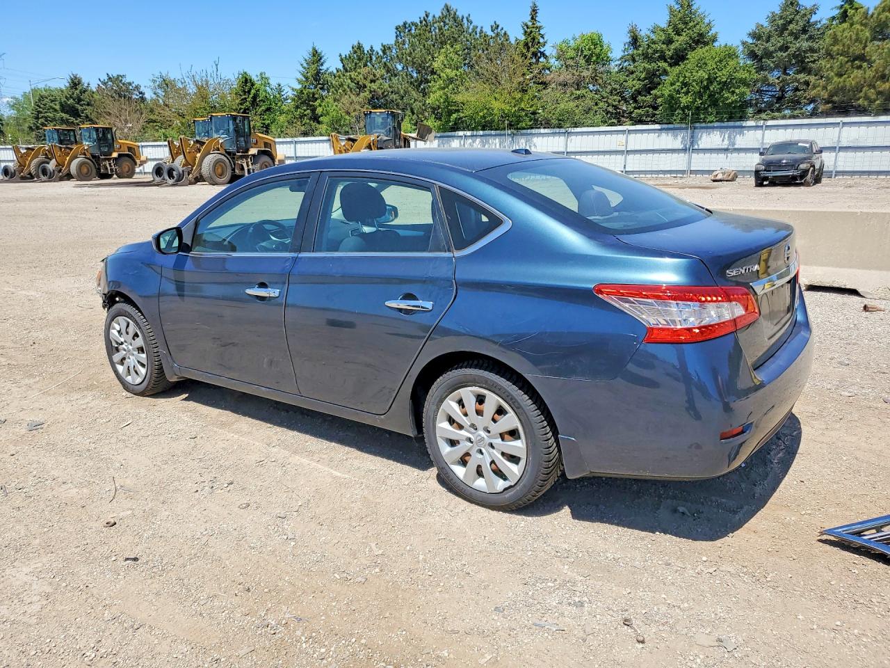 2014 Nissan Sentra Sv Blue vin: 3N1AB7AP4EY309022