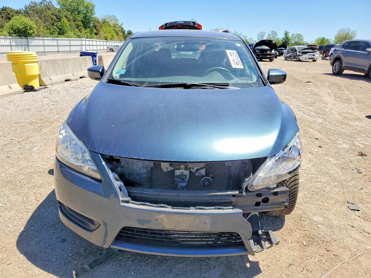 2014 Nissan Sentra Sv Blue vin: 3N1AB7AP4EY309022