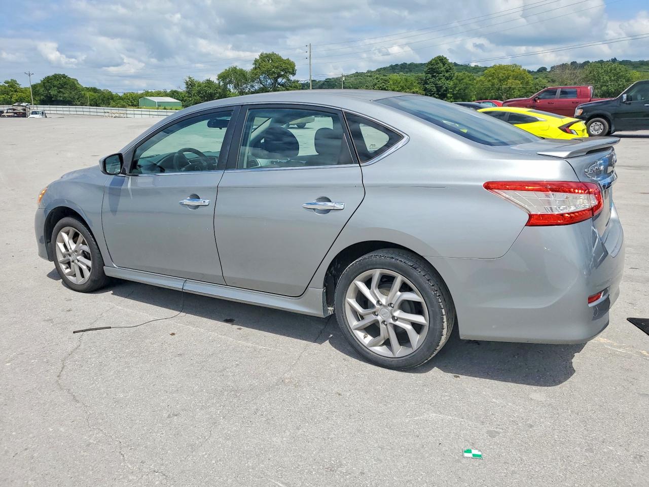 2014 Nissan Sentra Sr Silver vin: 3N1AB7AP4EY310087