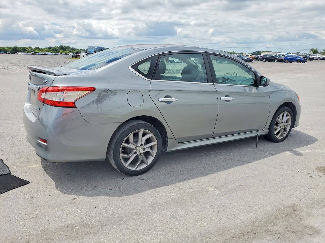 2014 Nissan Sentra Sr Silver vin: 3N1AB7AP4EY310087