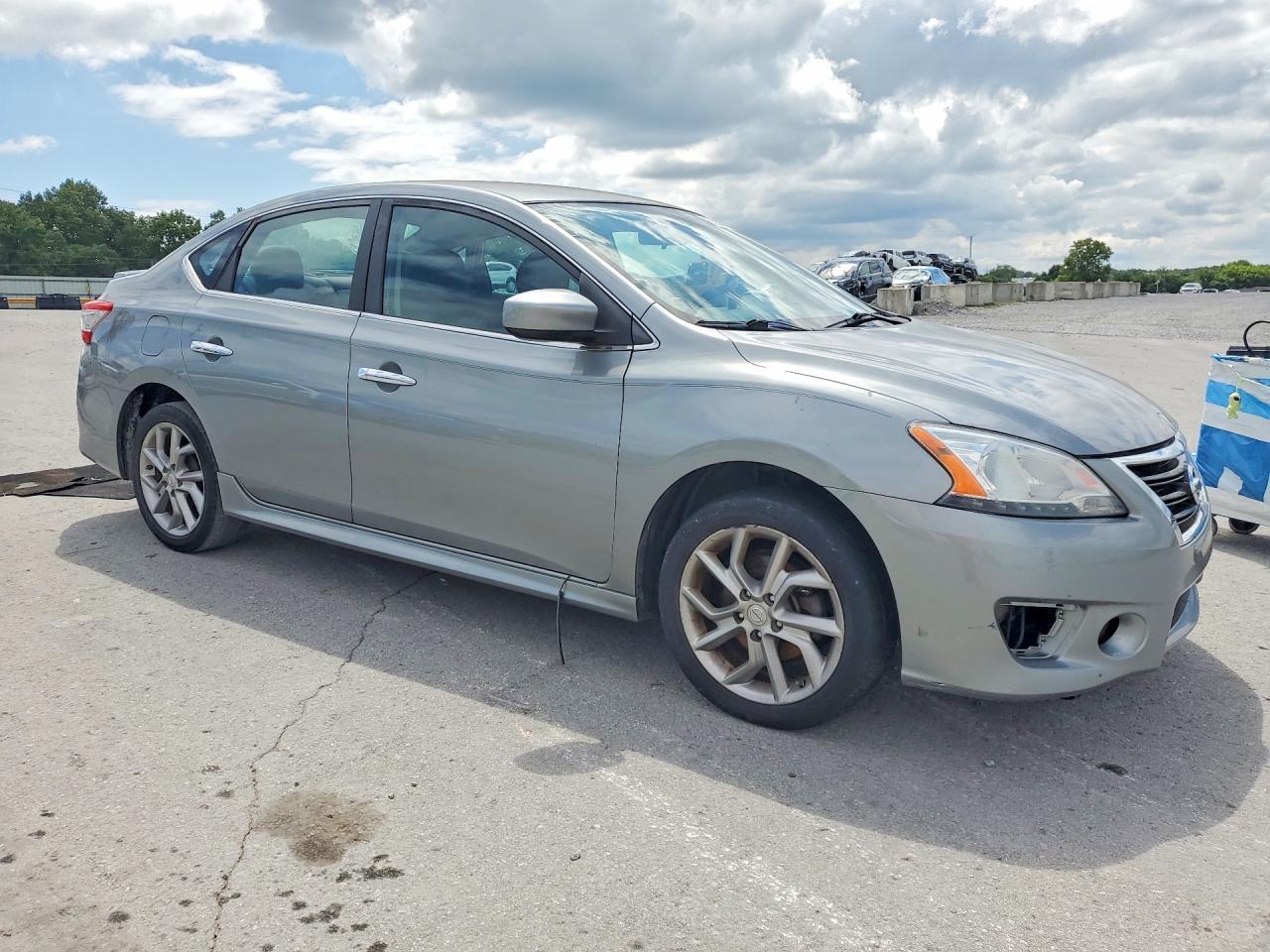 2014 Nissan Sentra Sr Silver vin: 3N1AB7AP4EY310087