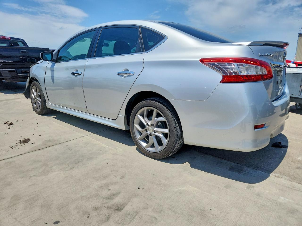 2014 Nissan Sentra Sr Silver vin: 3N1AB7AP4EY321171