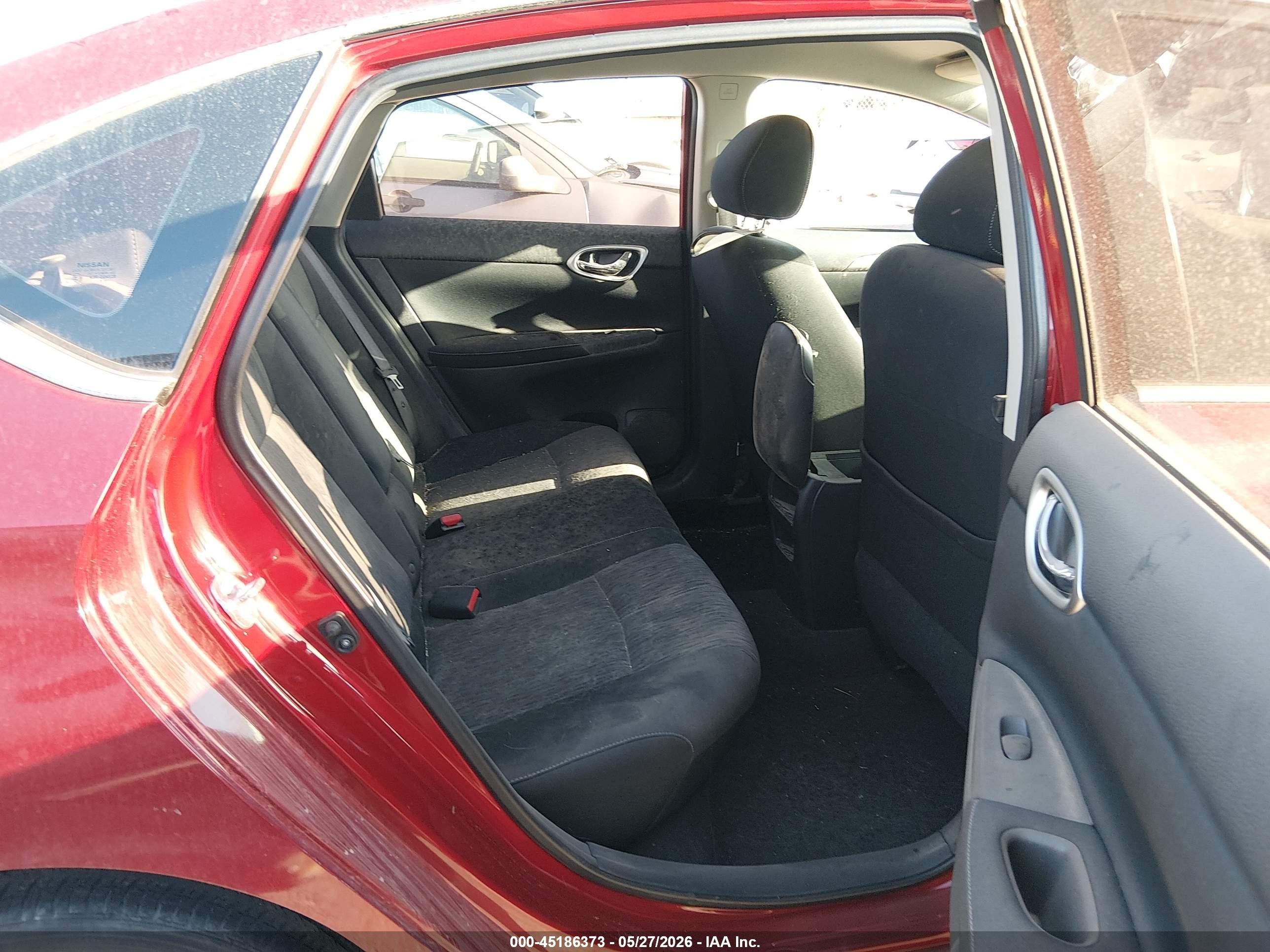 2014 Nissan Sentra Sv Red vin: 3N1AB7AP4EY328508