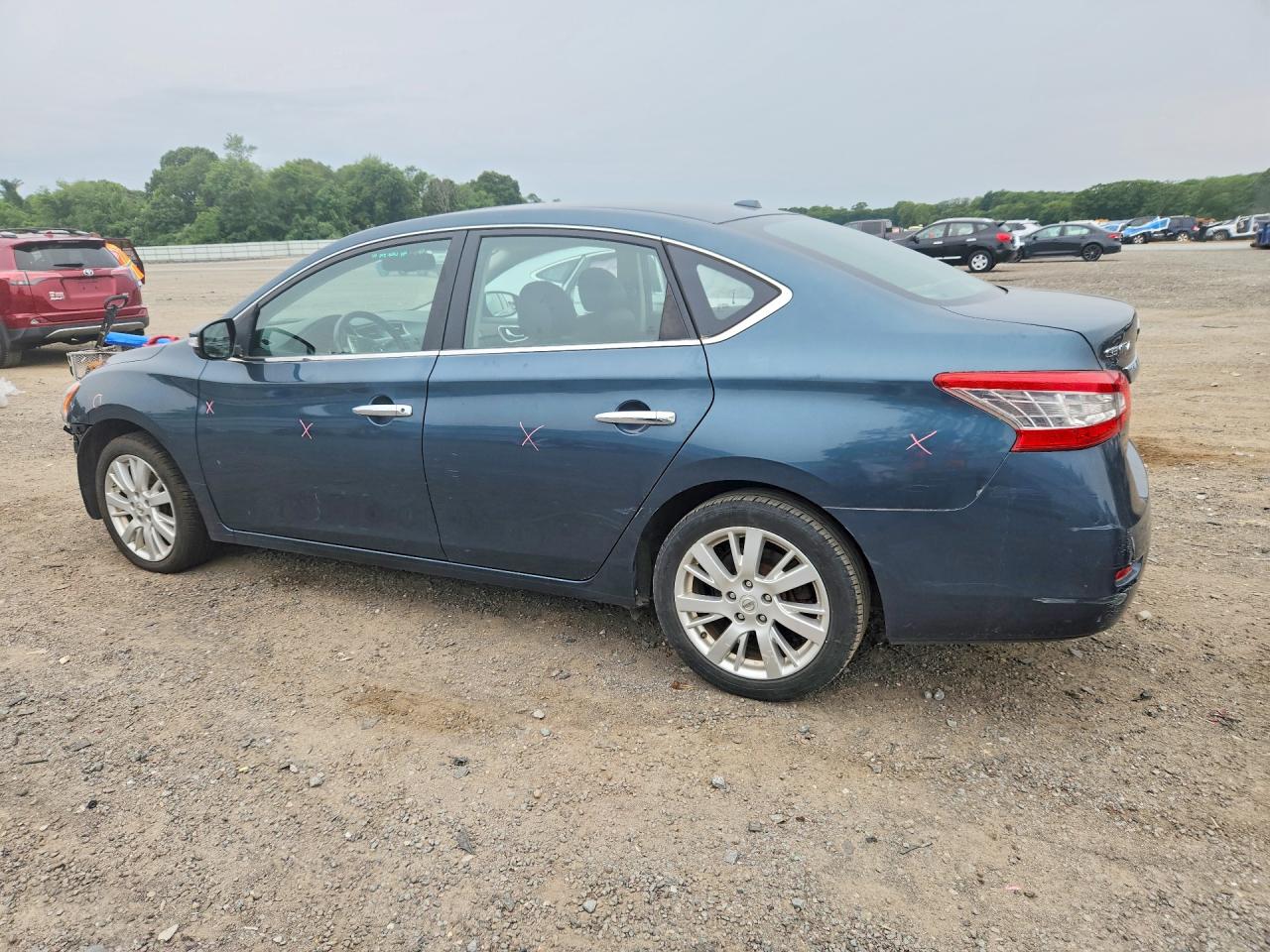 2014 Nissan Sentra Sl Teal vin: 3N1AB7AP4EY333644