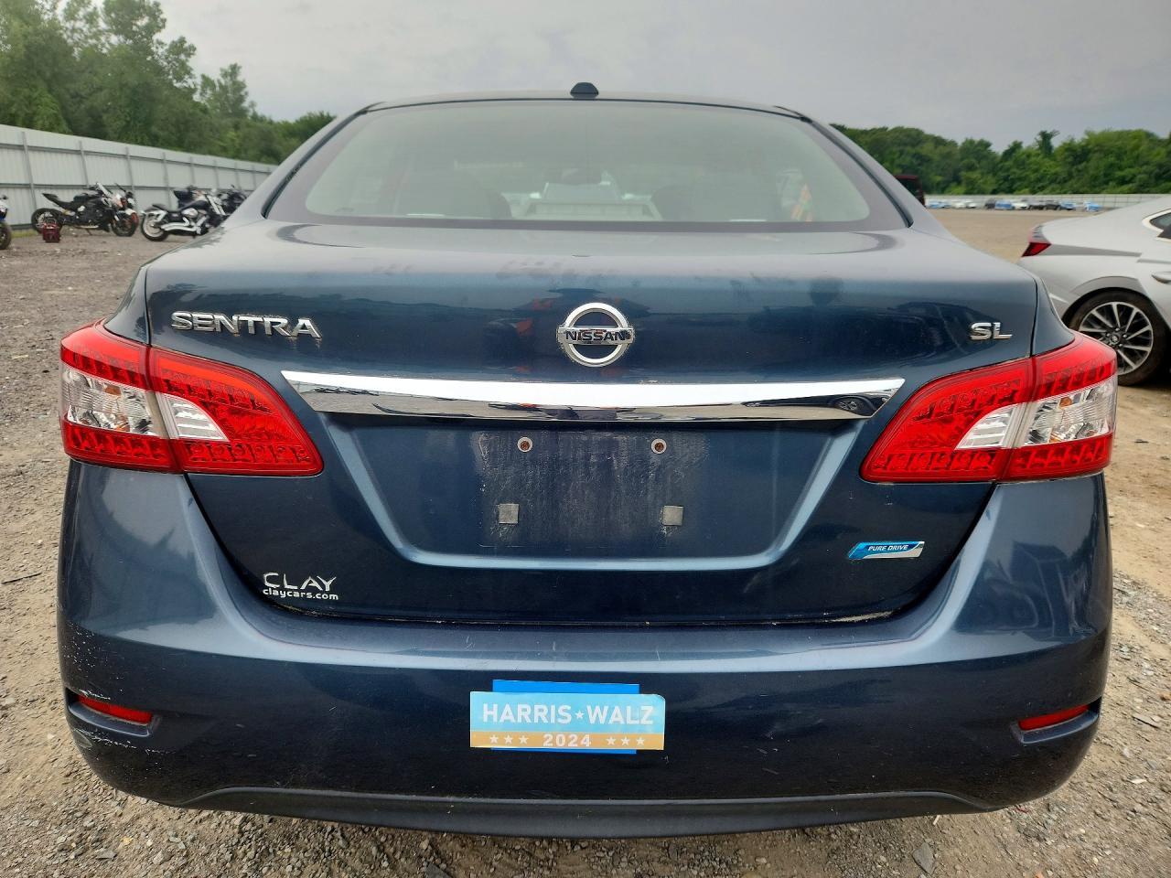 2014 Nissan Sentra Sl Teal vin: 3N1AB7AP4EY333644