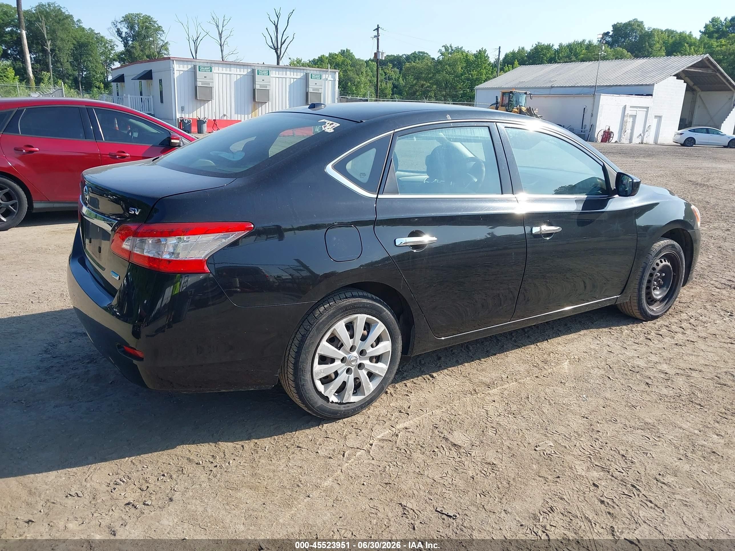 2014 Nissan Sentra Sv Черный vin: 3N1AB7AP4EY334051