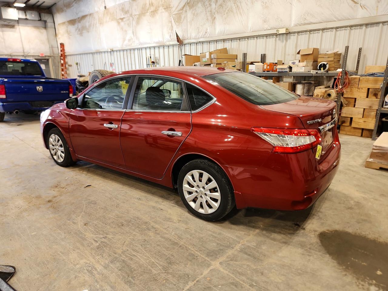 2015 Nissan Sentra Sv Red vin: 3N1AB7AP4FL643100