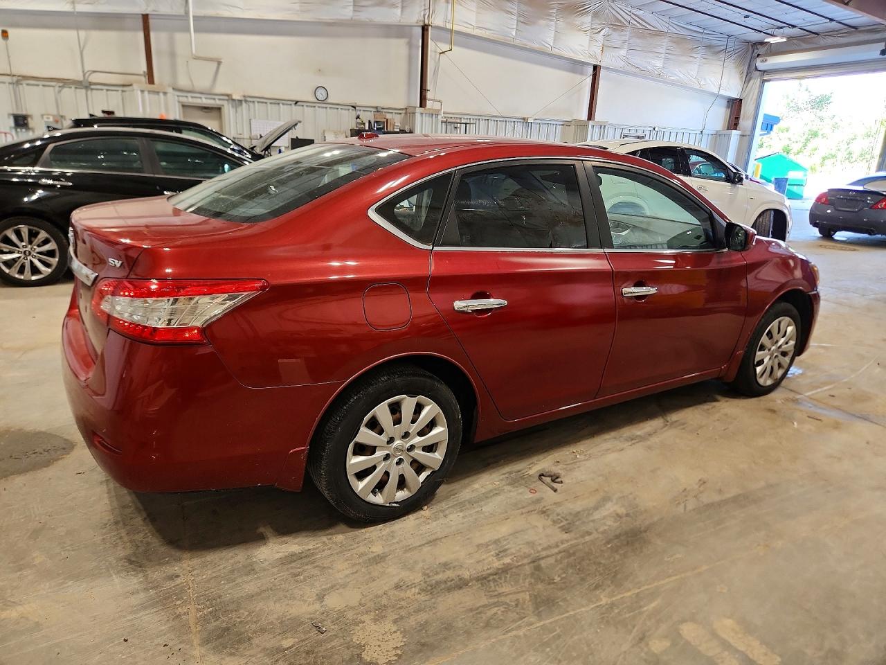 2015 Nissan Sentra Sv Red vin: 3N1AB7AP4FL643100