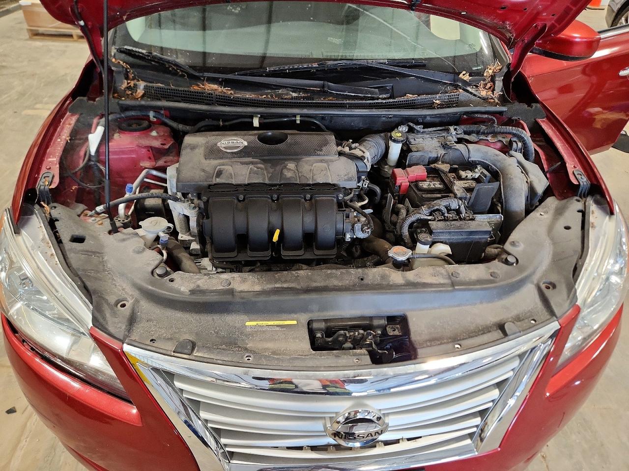 2015 Nissan Sentra Sv Red vin: 3N1AB7AP4FL643100