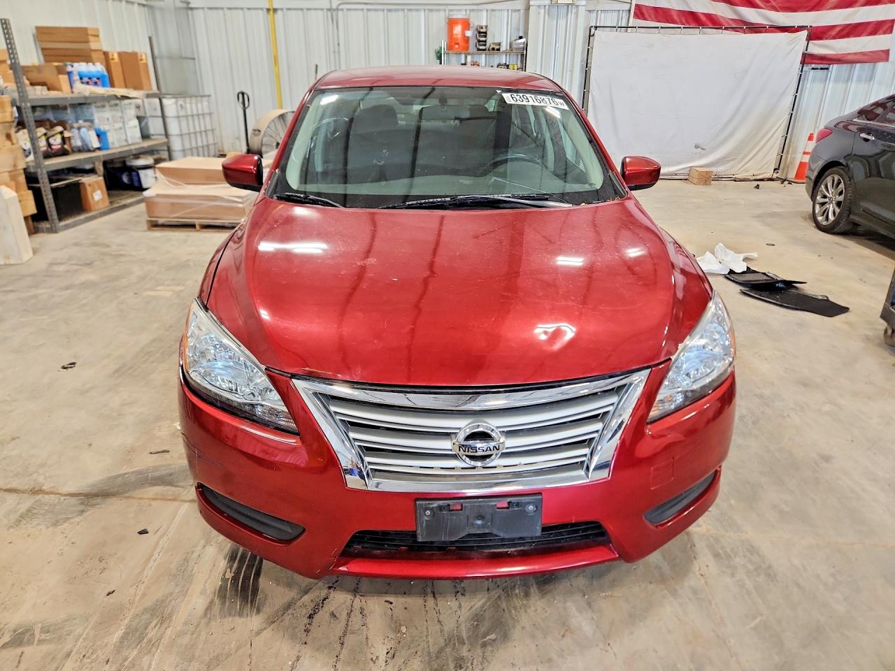 2015 Nissan Sentra Sv Red vin: 3N1AB7AP4FL643100