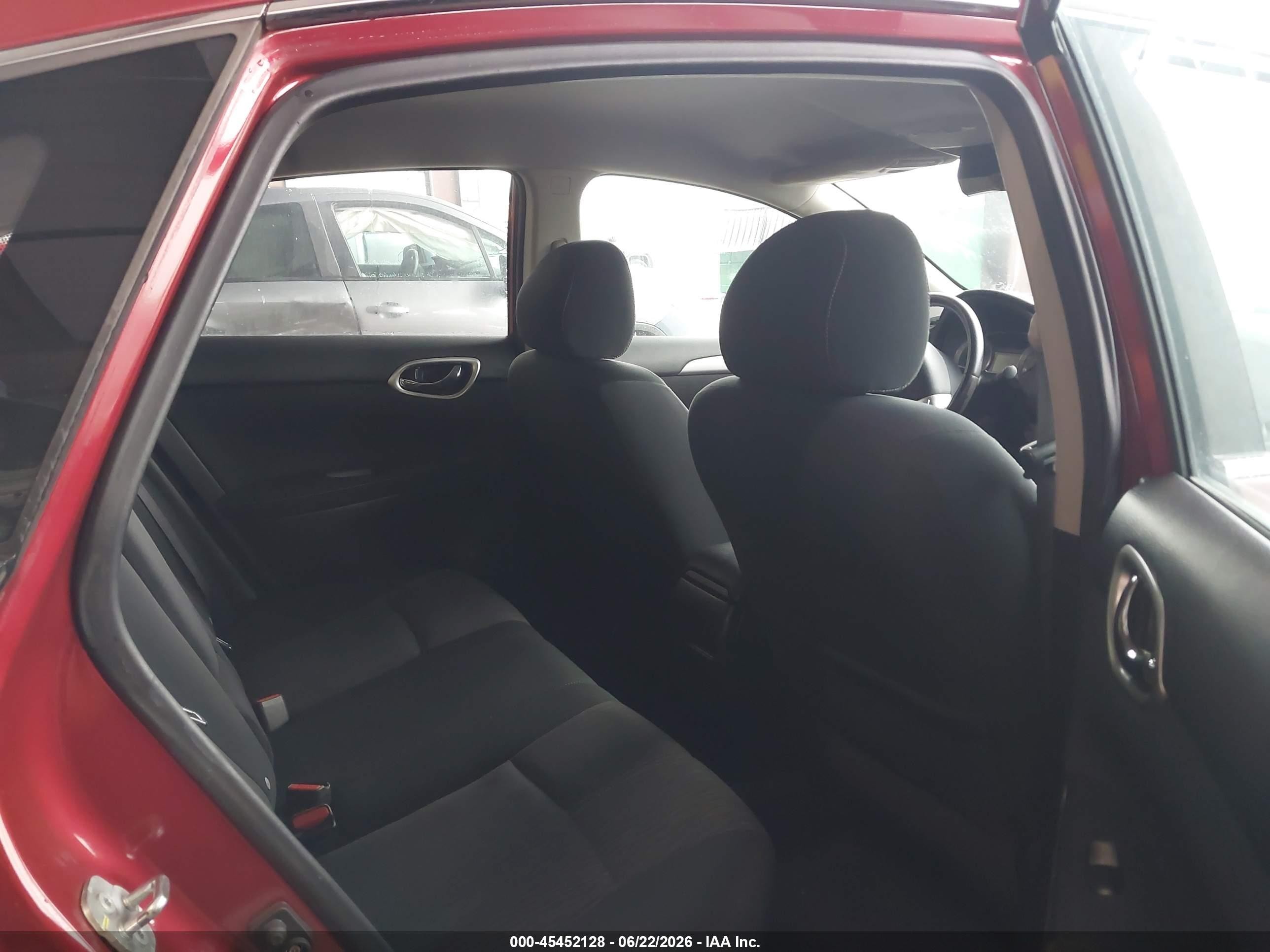 2015 Nissan Sentra Fe+ S/s/sl/sr/sv Burgundy vin: 3N1AB7AP4FL650127