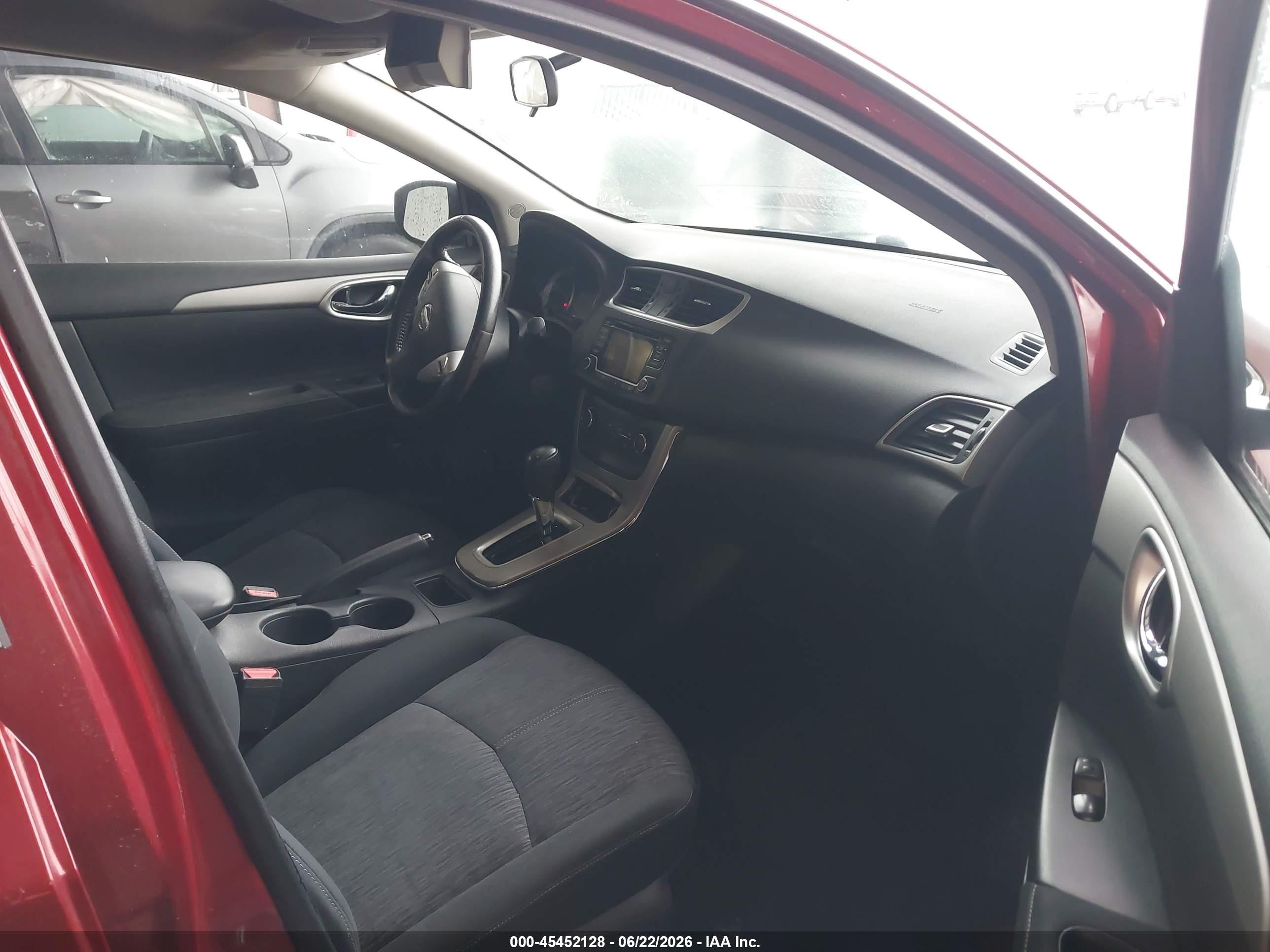 2015 Nissan Sentra Fe+ S/s/sl/sr/sv Burgundy vin: 3N1AB7AP4FL650127