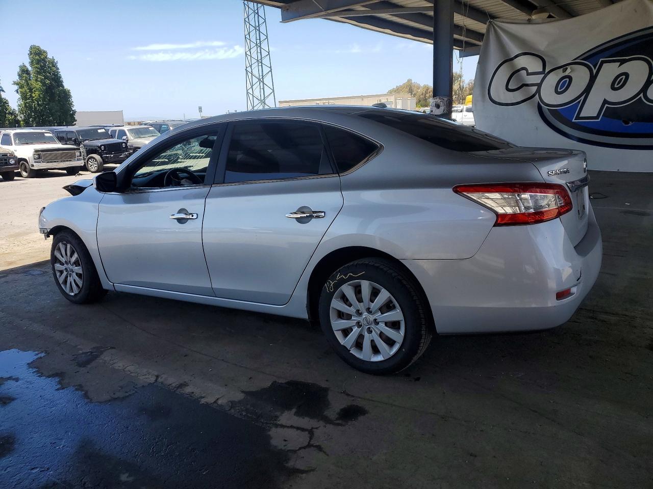 2015 Nissan Sentra Sv Silver vin: 3N1AB7AP4FL653450