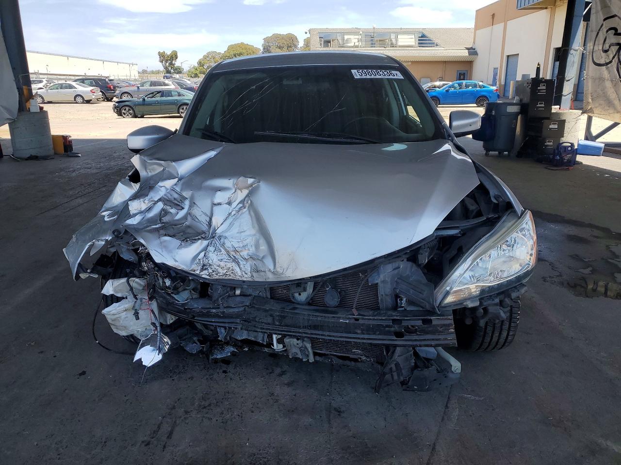 2015 Nissan Sentra Sv Silver vin: 3N1AB7AP4FL653450