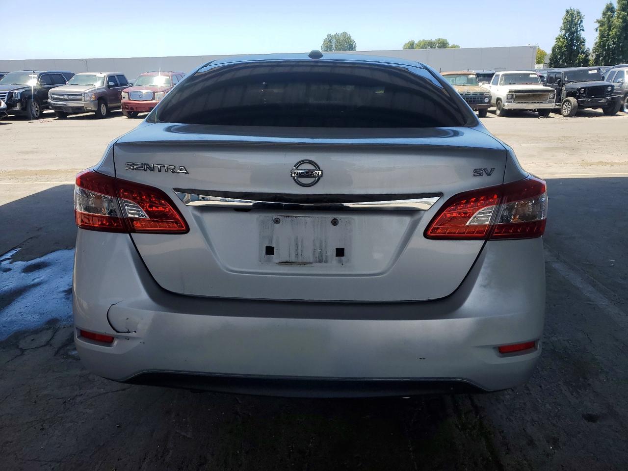 2015 Nissan Sentra Sv Silver vin: 3N1AB7AP4FL653450