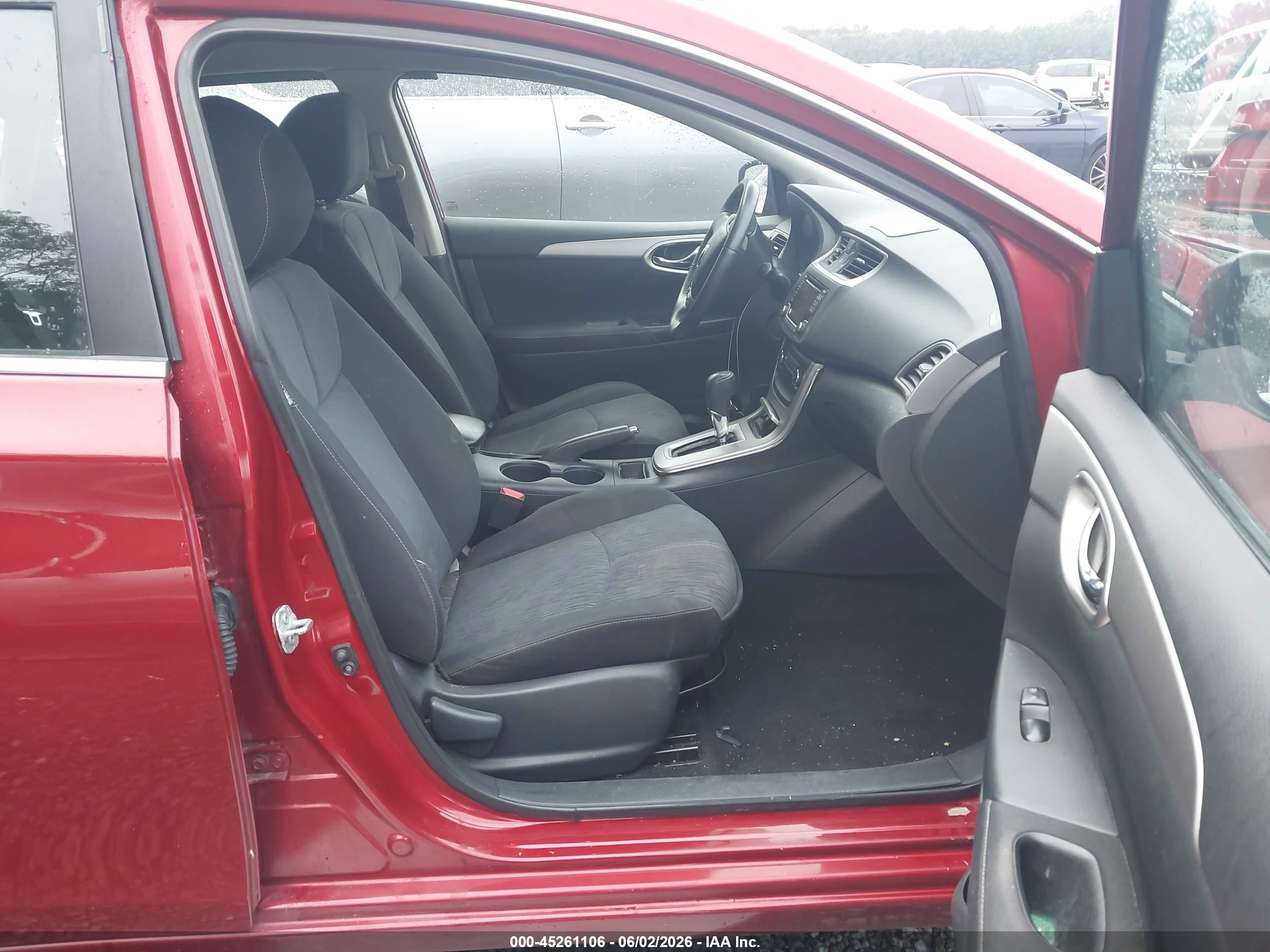 2015 Nissan Sentra Sv Red vin: 3N1AB7AP4FL658602