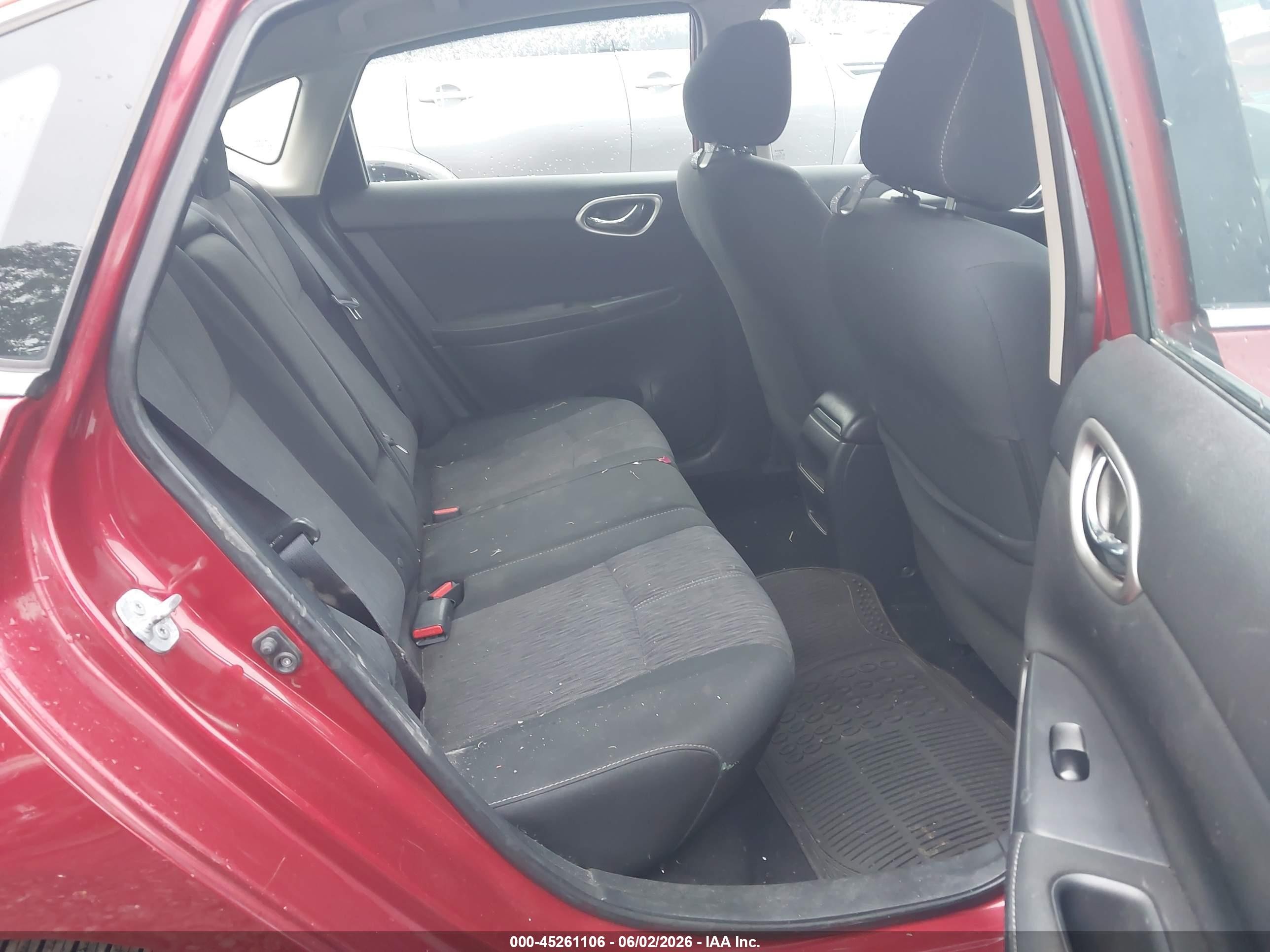 2015 Nissan Sentra Sv Red vin: 3N1AB7AP4FL658602