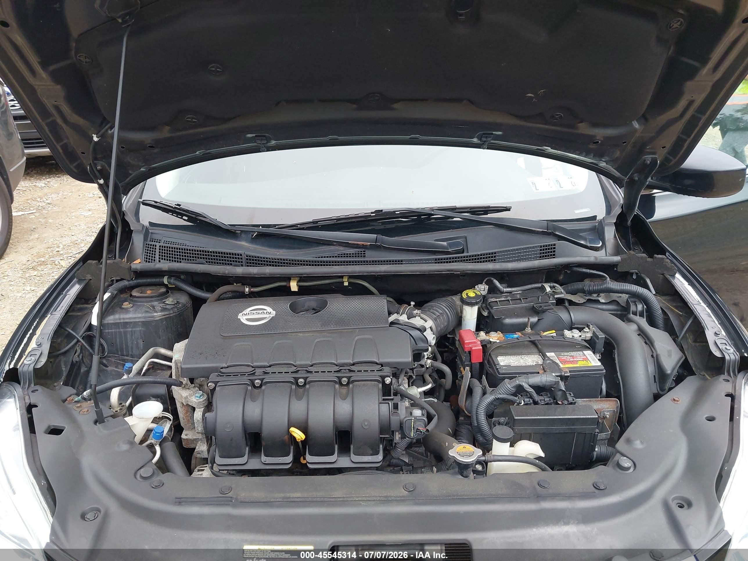 2015 Nissan Sentra Fe+ S/s/sl/sr/sv Black vin: 3N1AB7AP4FL664142