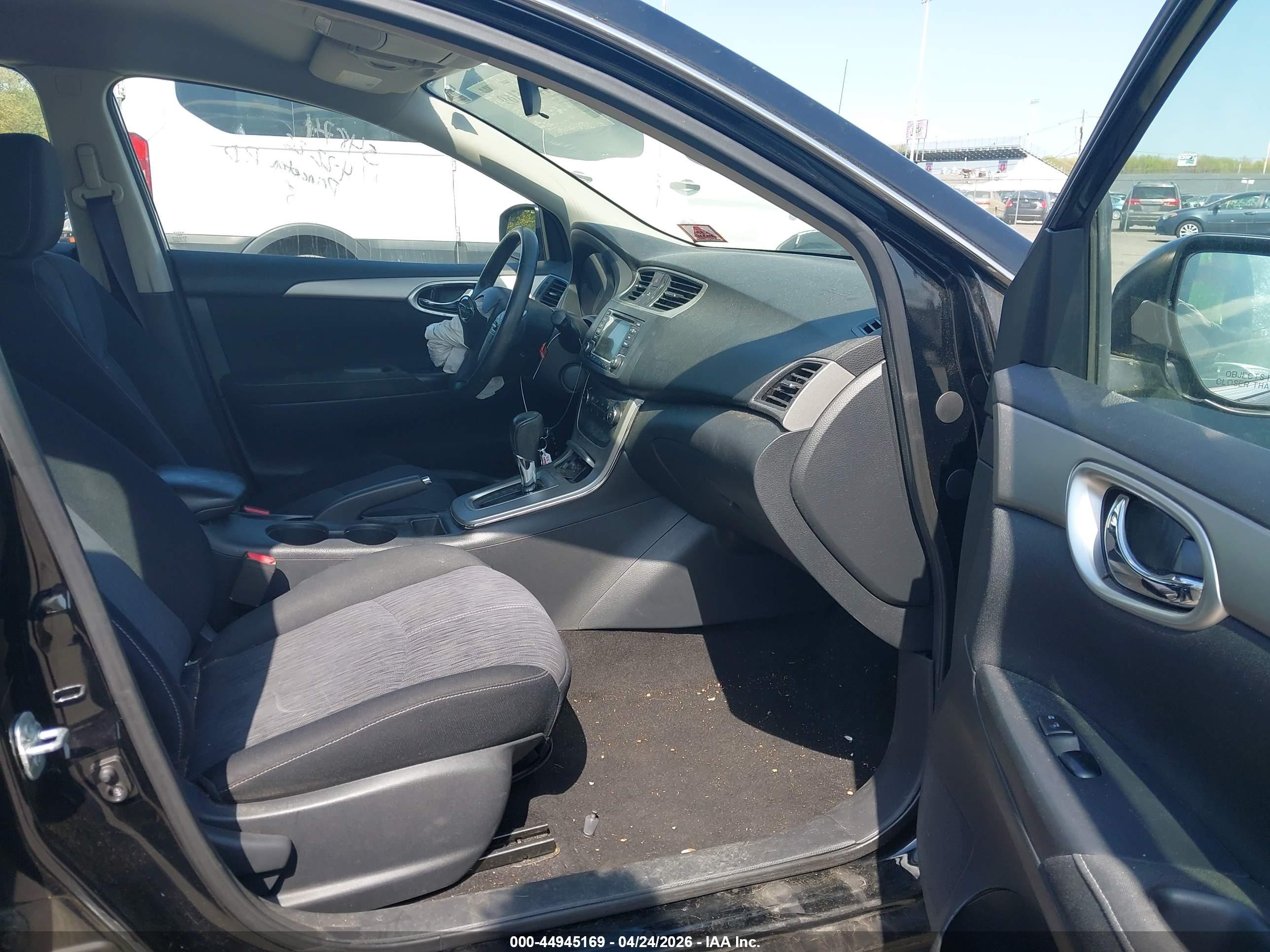 2015 Nissan Sentra Fe+ S/s/sl/sr/sv Black vin: 3N1AB7AP4FL667705