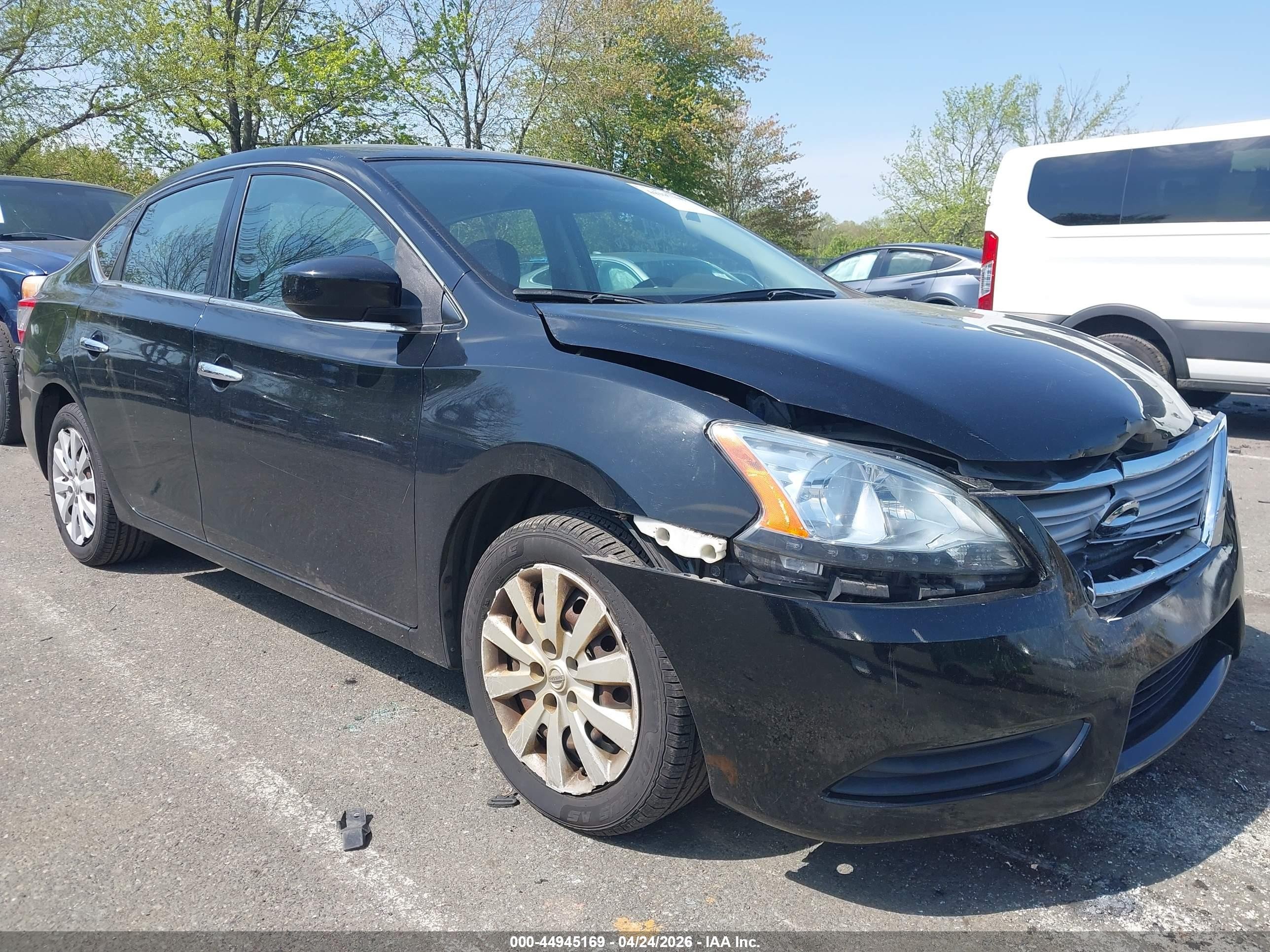 2015 Nissan Sentra Fe+ S/s/sl/sr/sv Black vin: 3N1AB7AP4FL667705