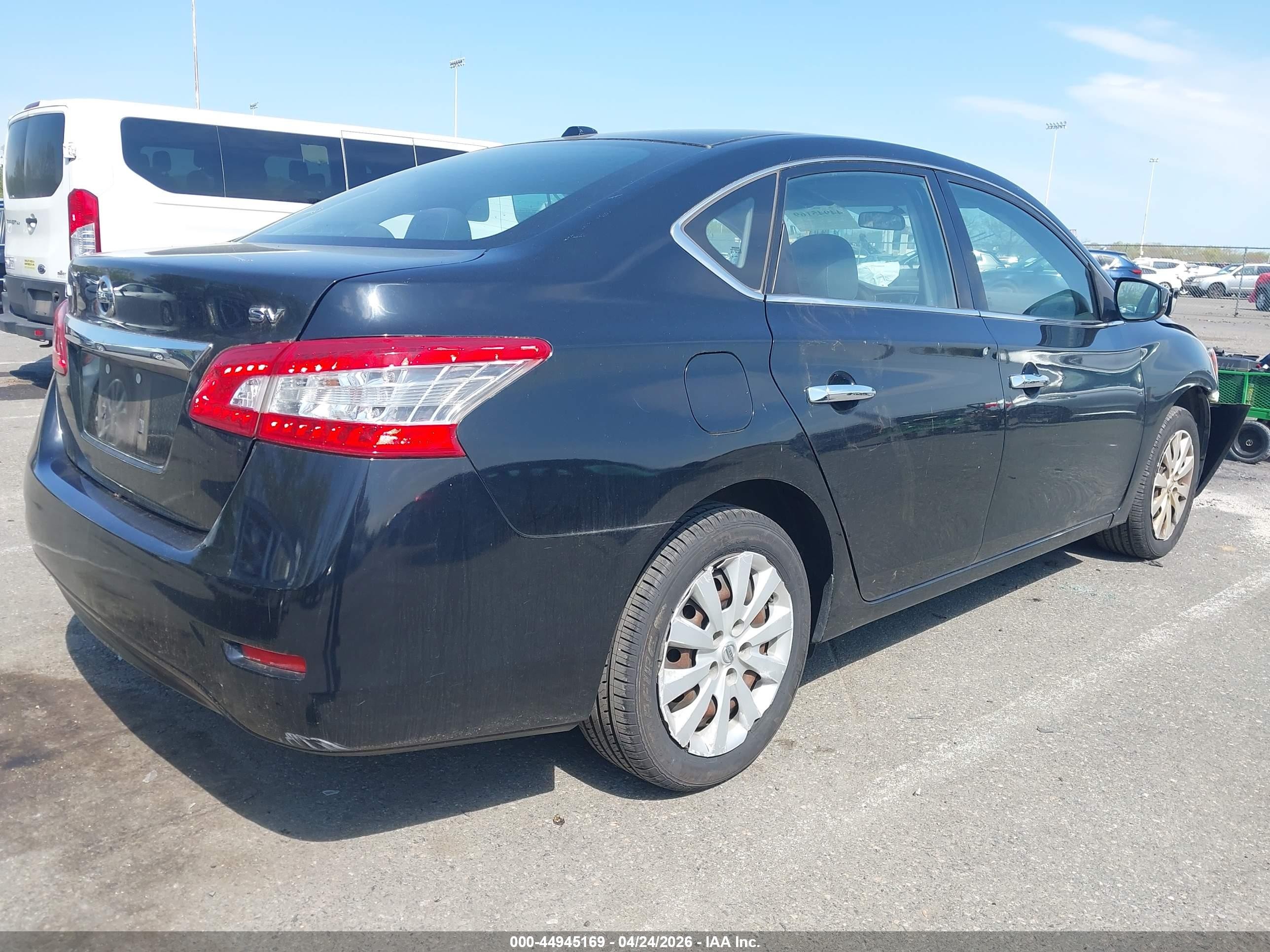 2015 Nissan Sentra Fe+ S/s/sl/sr/sv Black vin: 3N1AB7AP4FL667705