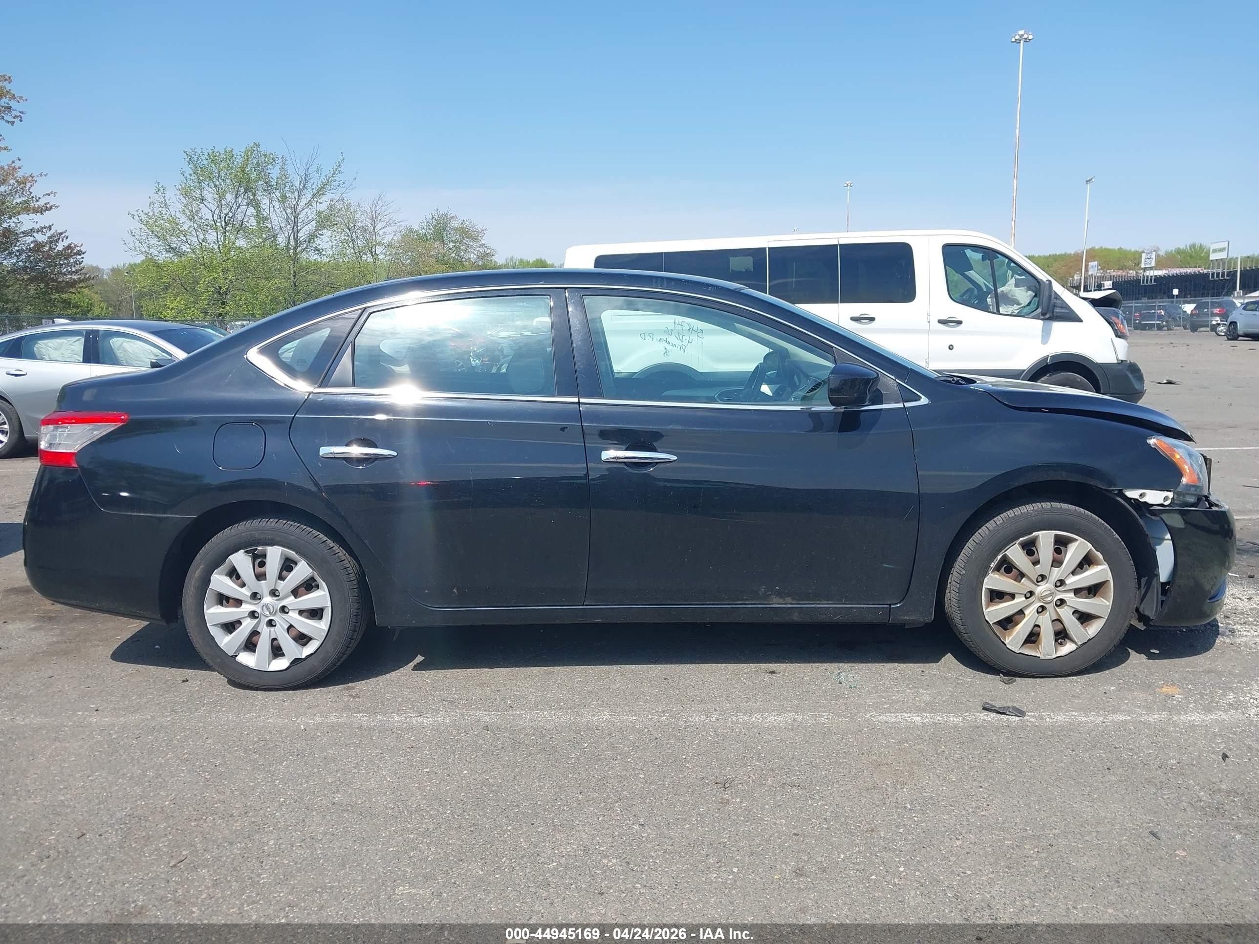 2015 Nissan Sentra Fe+ S/s/sl/sr/sv Black vin: 3N1AB7AP4FL667705