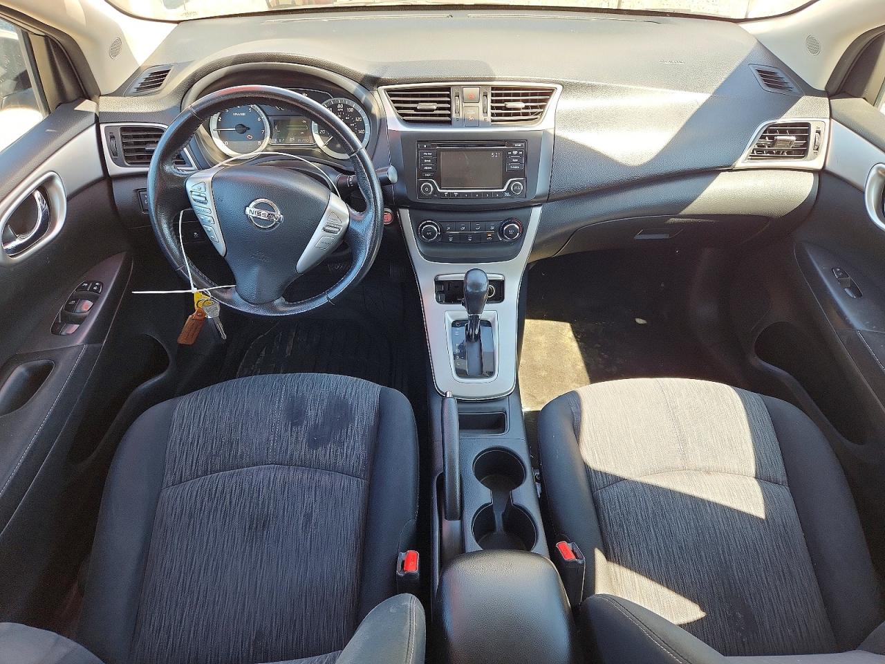 2015 Nissan Sentra Sv Silver vin: 3N1AB7AP4FL668269