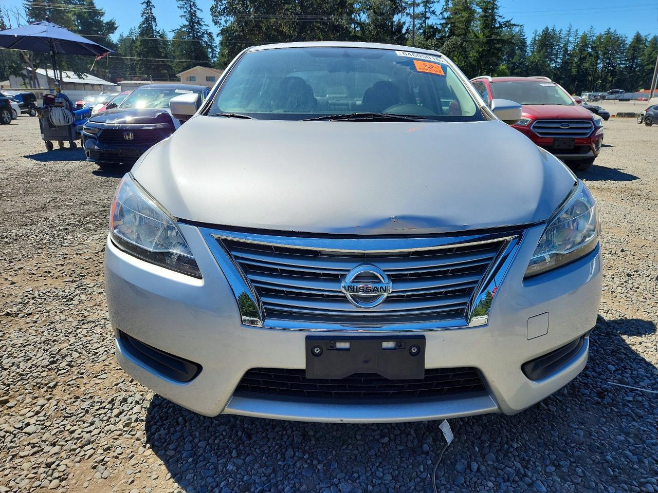 2015 Nissan Sentra Sv Silver vin: 3N1AB7AP4FL668269