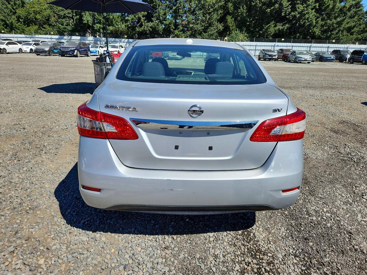 2015 Nissan Sentra Sv Silver vin: 3N1AB7AP4FL668269