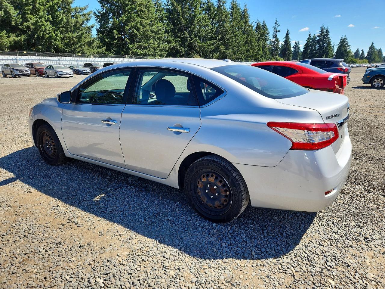 2015 Nissan Sentra Sv Silver vin: 3N1AB7AP4FL668269