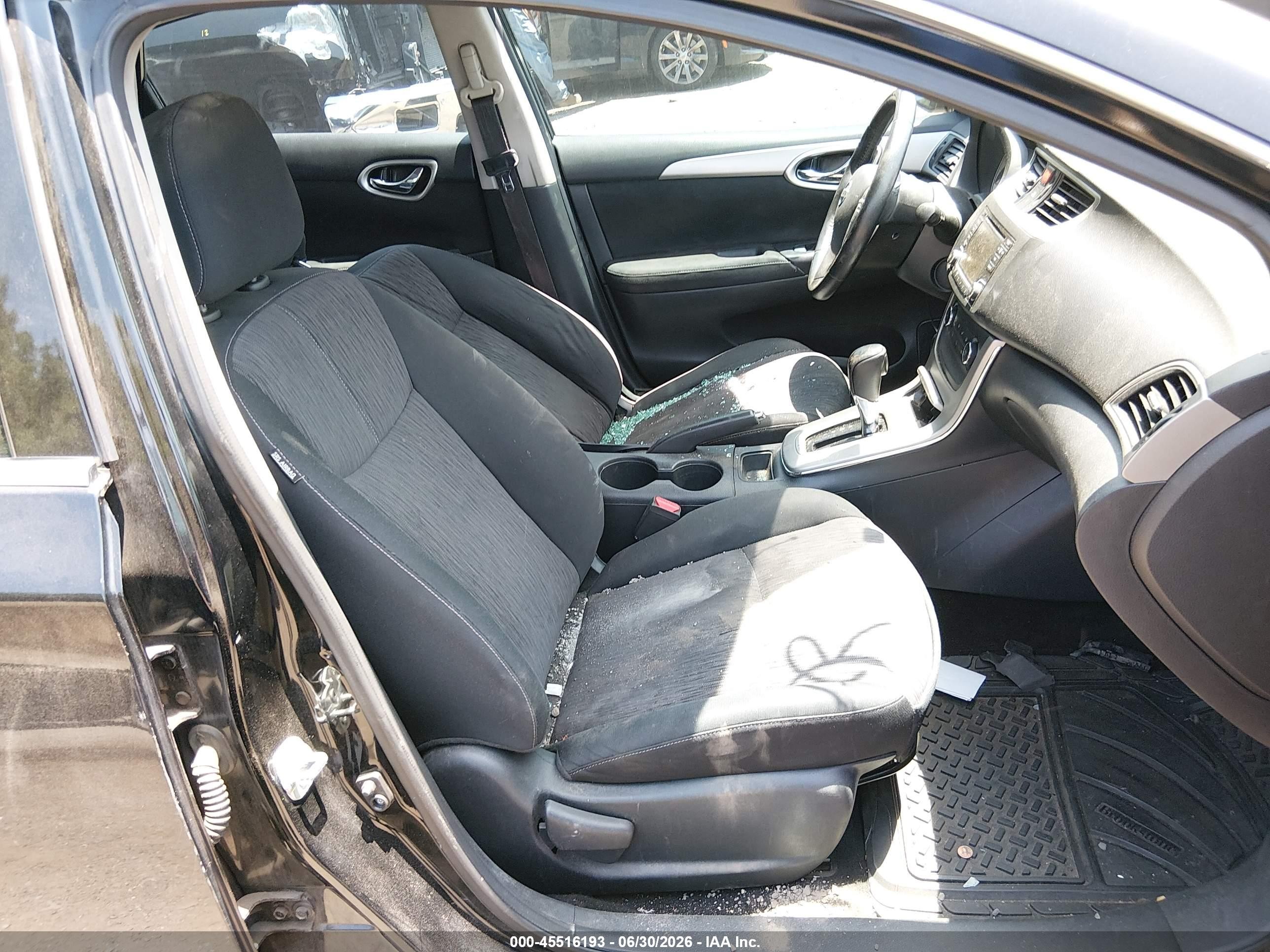 2015 Nissan Sentra   Black vin: 3N1AB7AP4FL669017