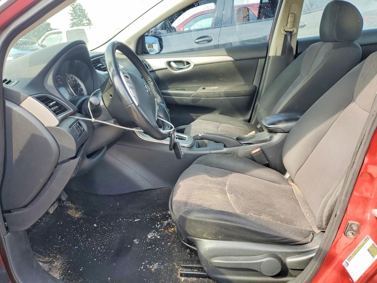 2015 Nissan Sentra Sv Red vin: 3N1AB7AP4FL669678