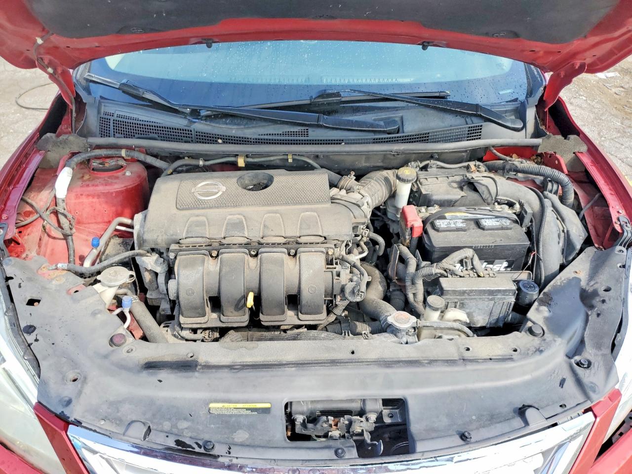 2015 Nissan Sentra Sv Red vin: 3N1AB7AP4FL669678