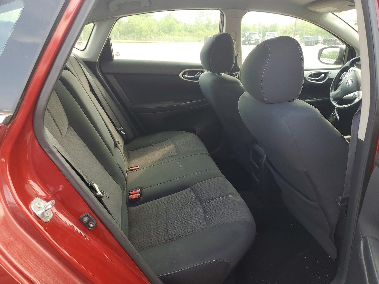 2015 Nissan Sentra Sv Red vin: 3N1AB7AP4FL669678